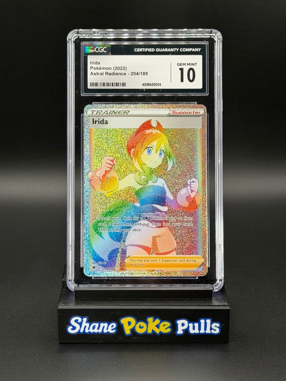2022 Astral Radiance Irida 204/189 CGC 10