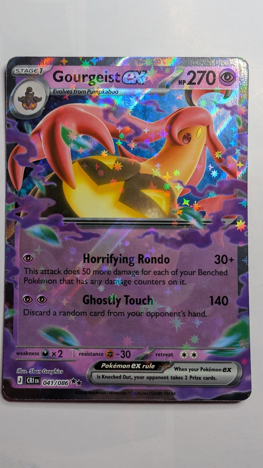 Chaos Rising Gourgeist ex 41/086
