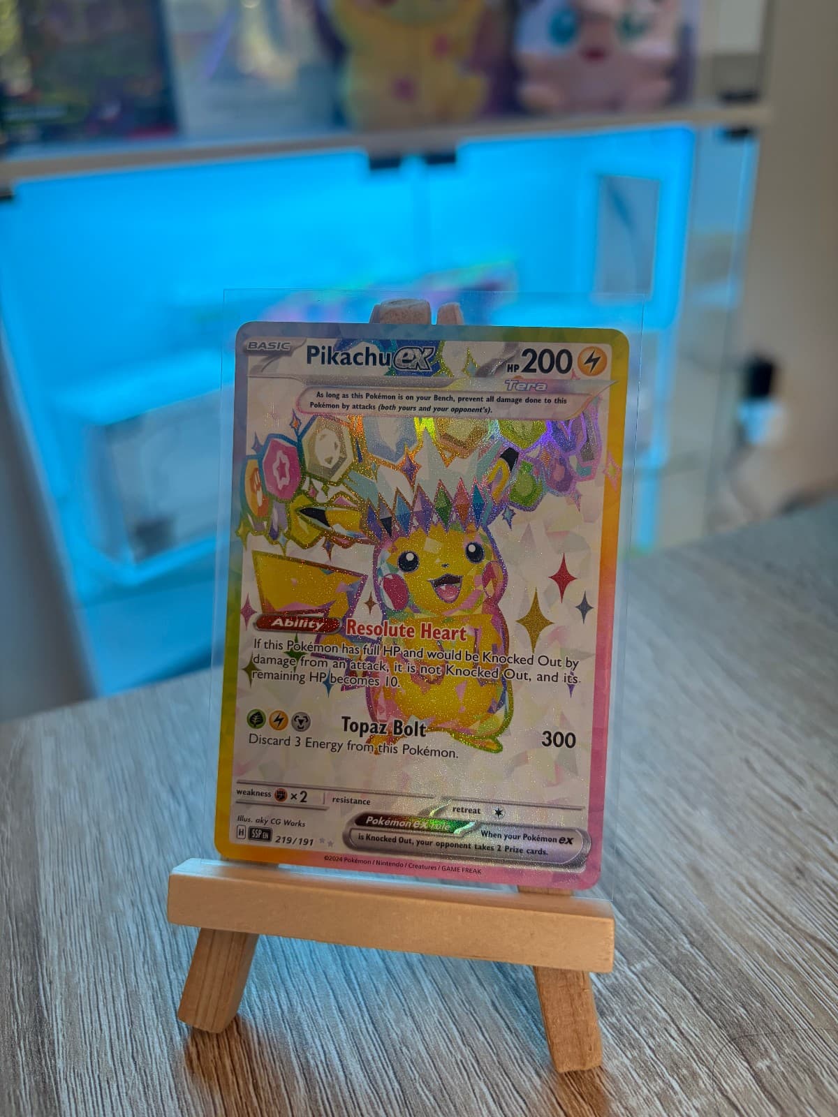 Surging Sparks Pikachu ex 219 Ultra Rare
