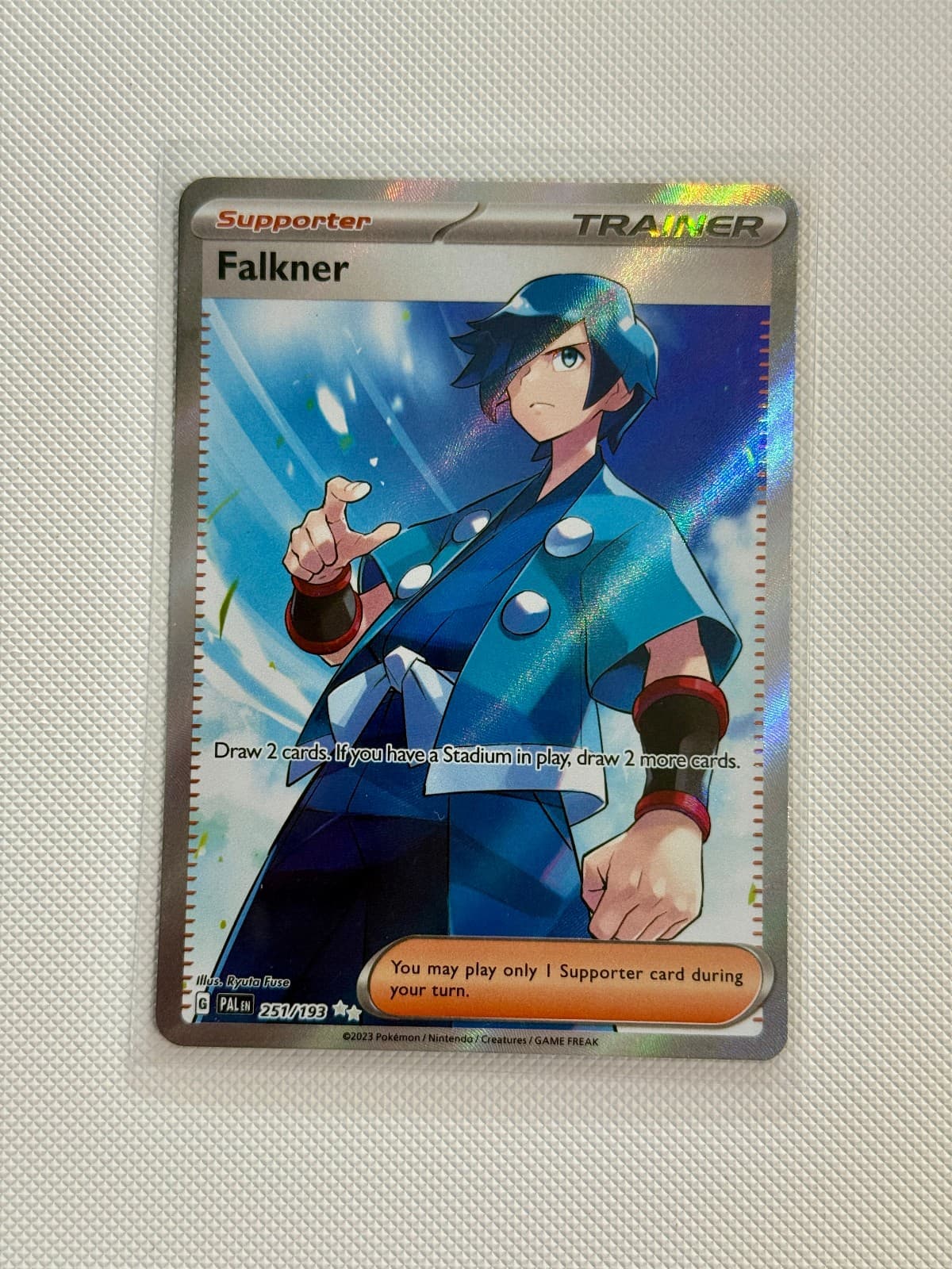 2023 Paldea Evolved Falkner Ultra Rare 251/193