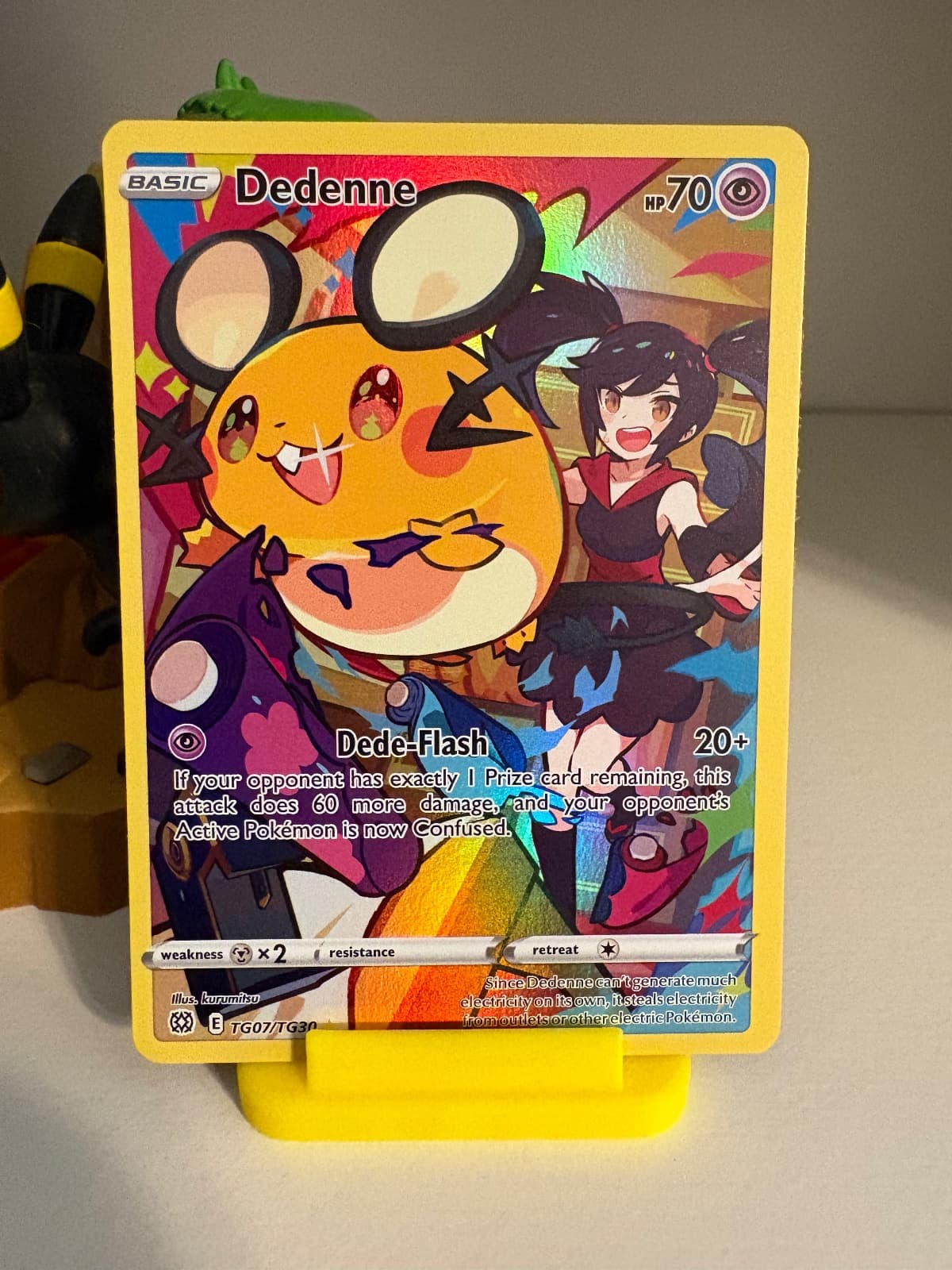 Dedenne Brilliant Stars Trainer Gallery TG07