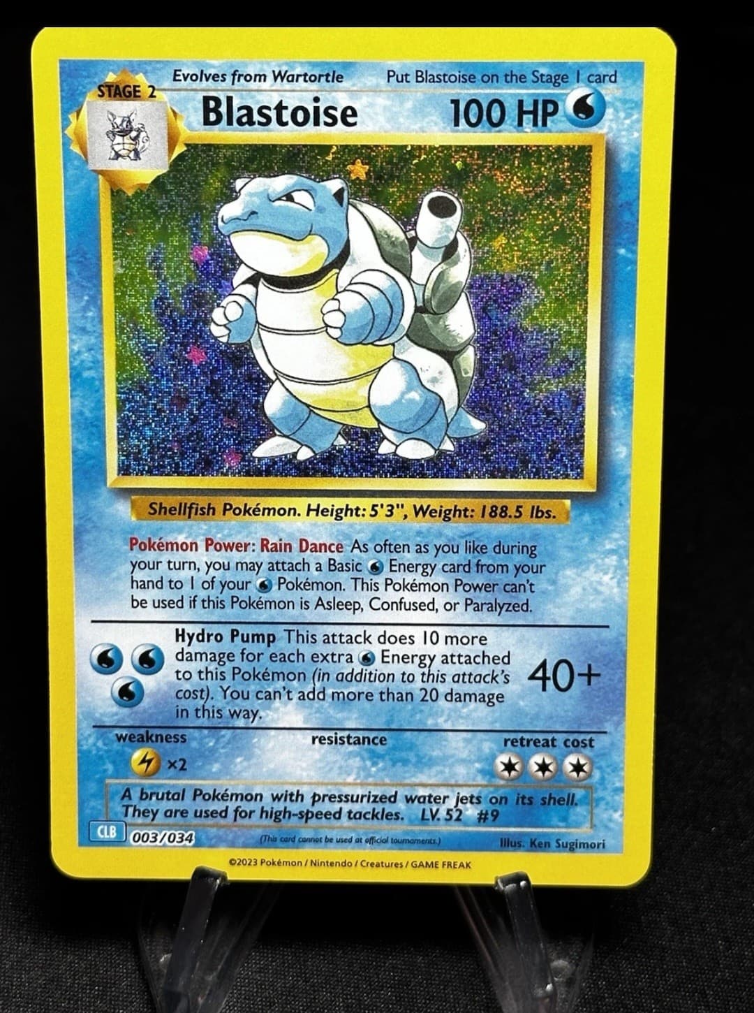 Blastoise Pokemon TCG Classic Collection Holo...