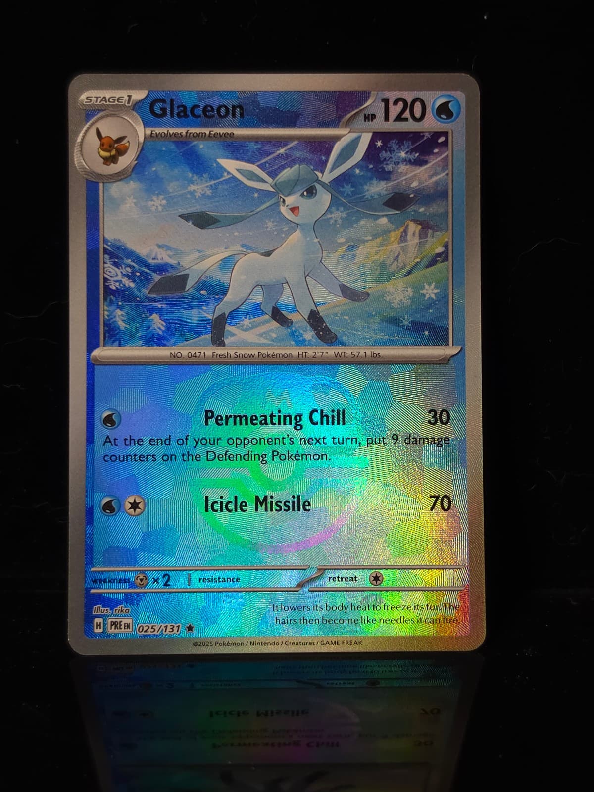 Glaceon 025/131 Master Ball Prismatic Evolutions