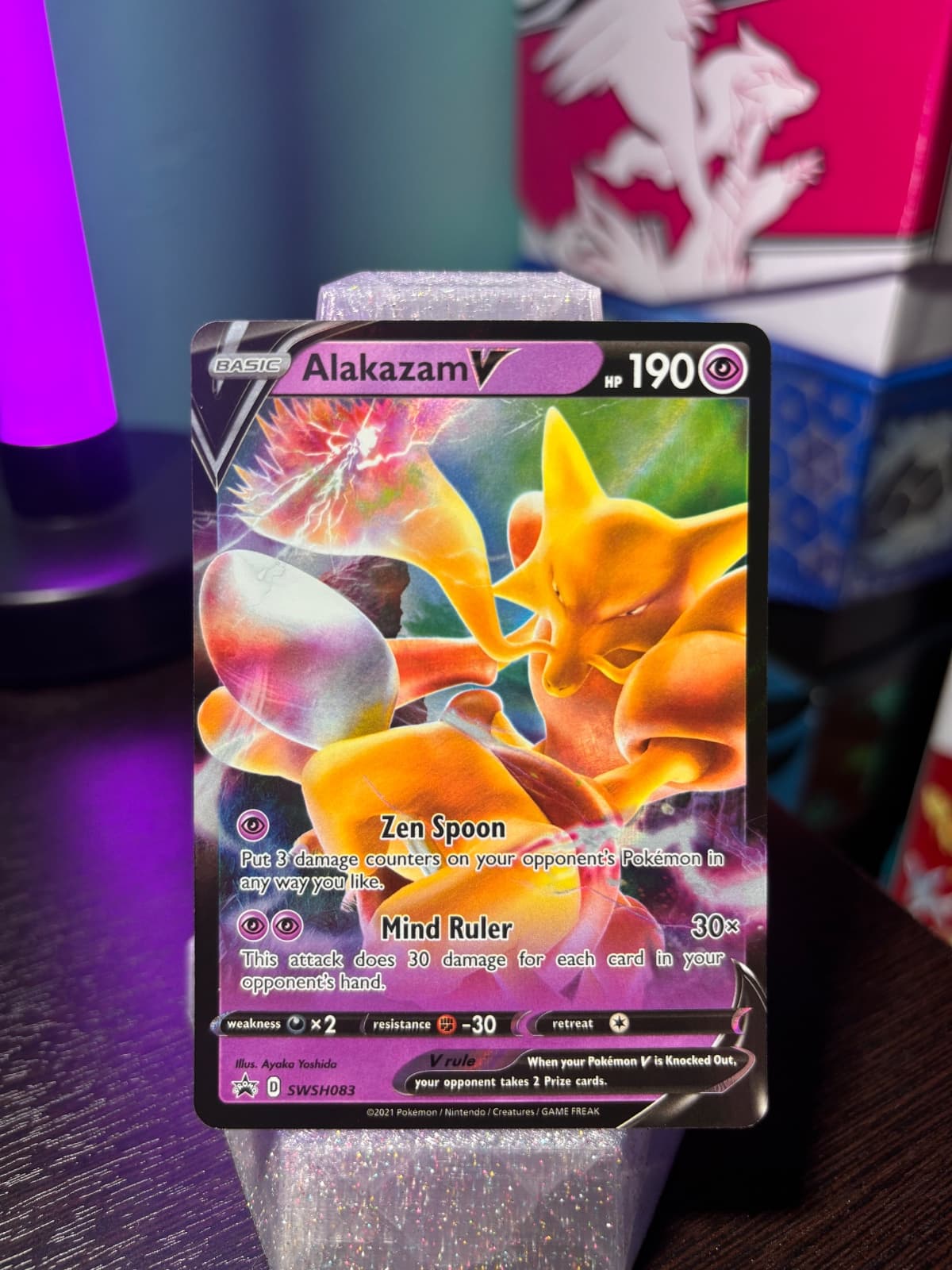 2021 SWSH Black Star Promos Alakazam V SWSH083