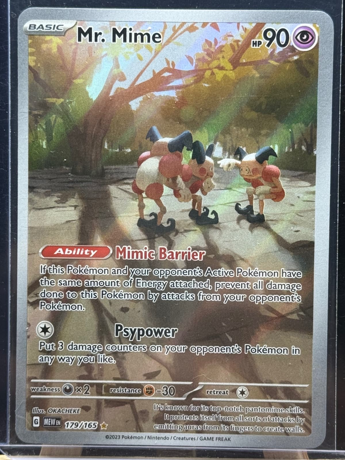 2023 151 Mr. Mime 179/165 Illustration Rare