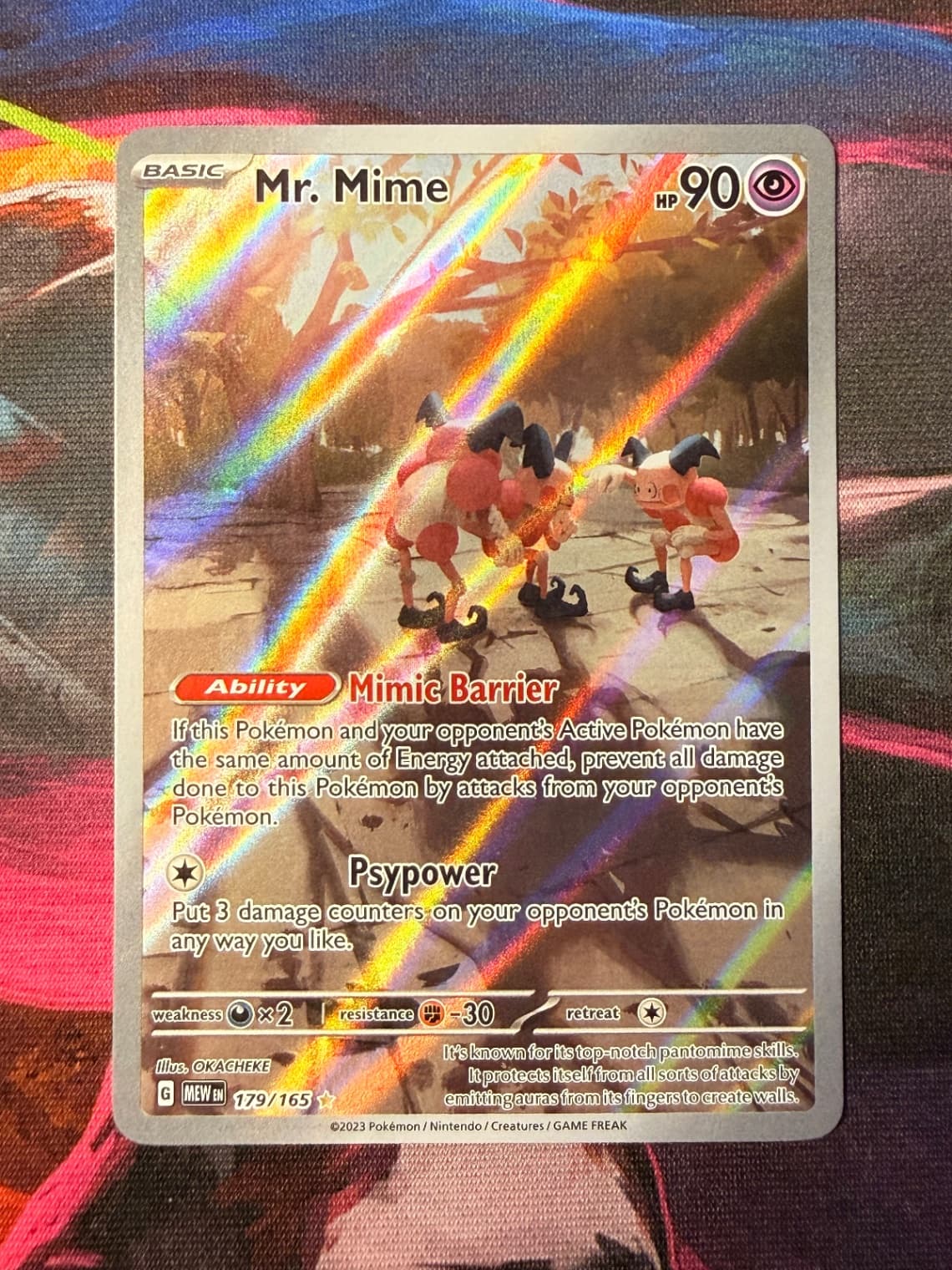 2023 Pokemon 151 Mr. Mime Illustration Rare...
