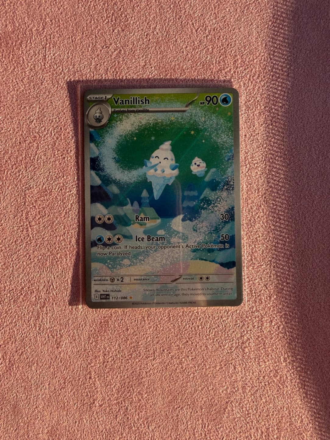 White Flare Vanillish 112/86 Illustration Rare
