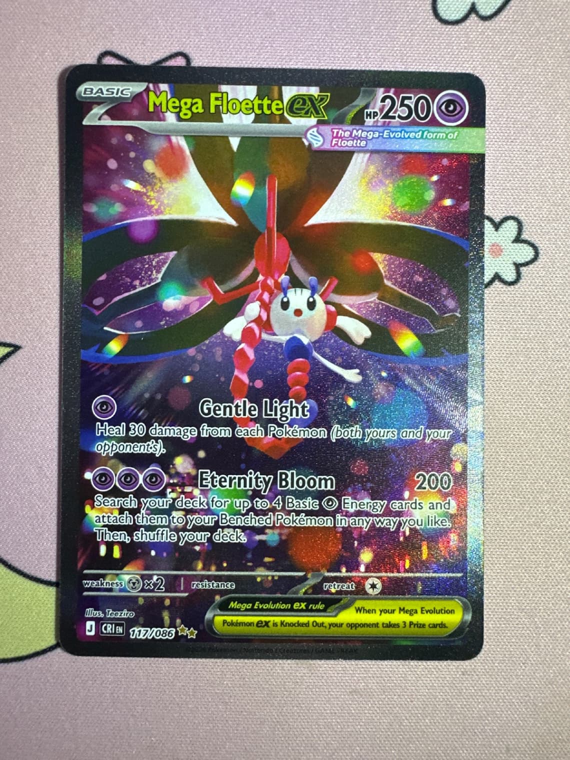 Chaos Rising Mega Floette ex 117/86 Special...