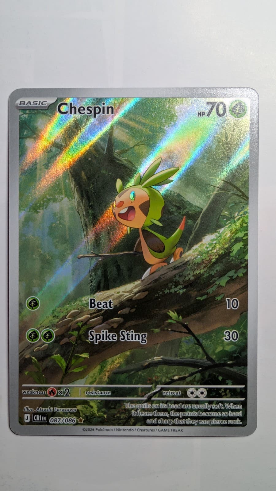 Chaos Rising Chespin 087/086