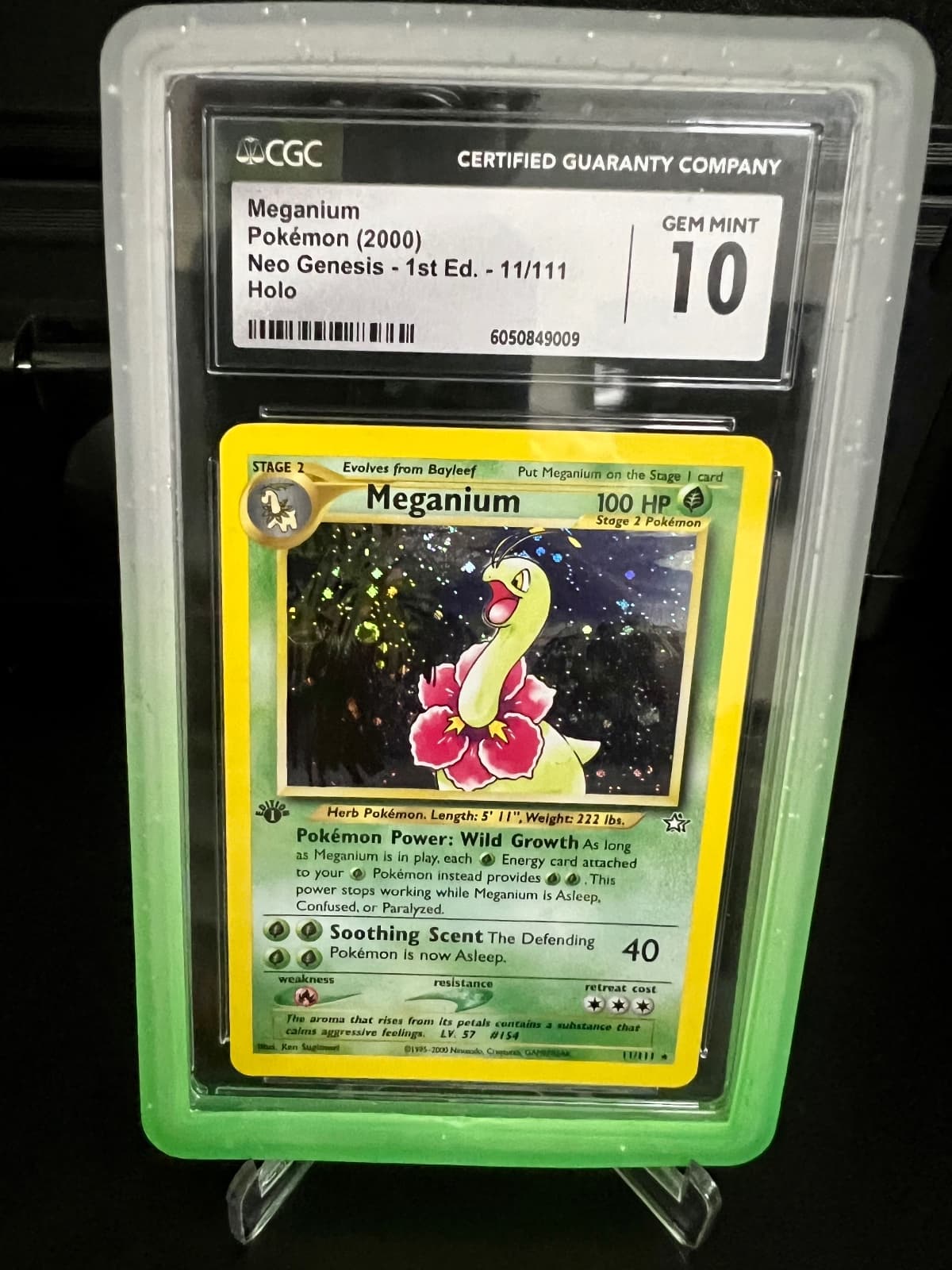2000 Neo Genesis Meganium 11/111 CGC 10