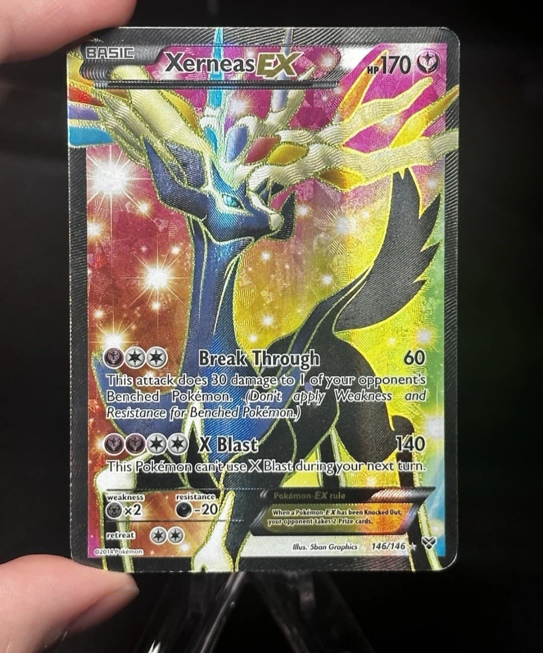 Pokemon Company Xerneas EX 146/146 XY Full Art...