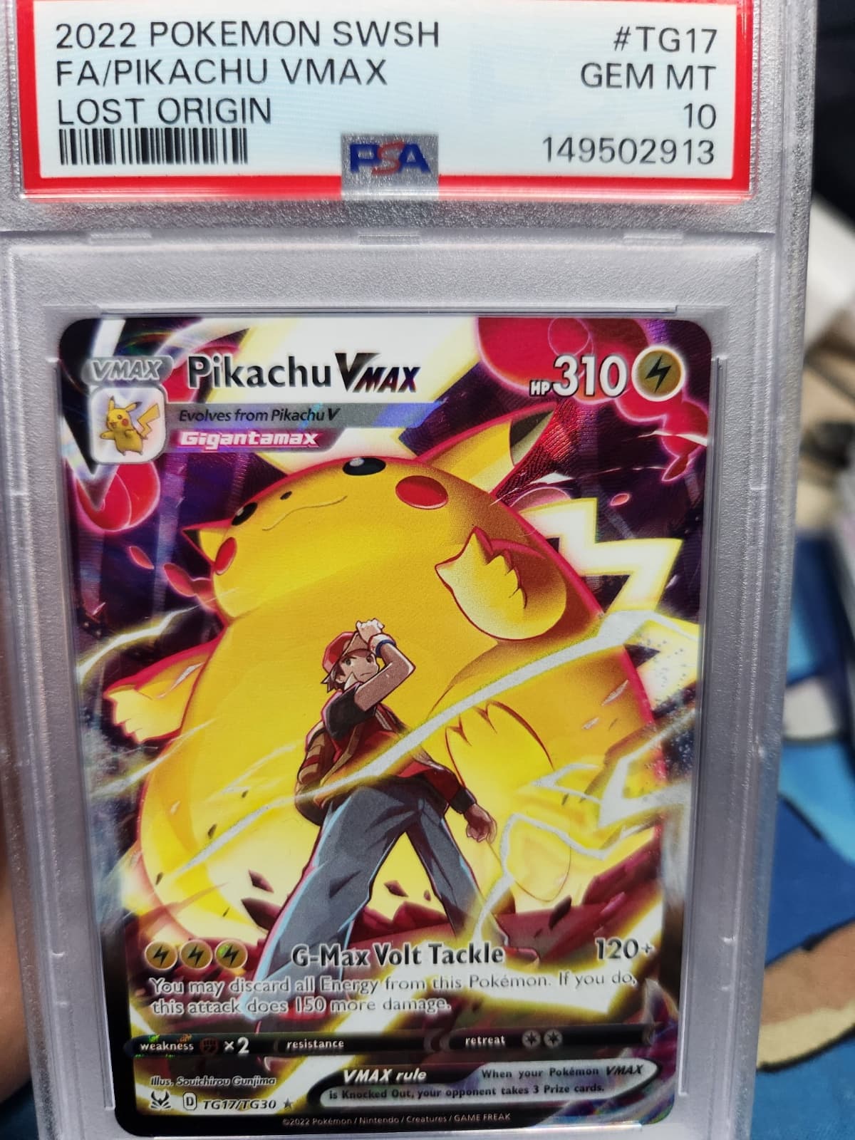 2022 Sword & Shield Lost Origin Pikachu VMAX...