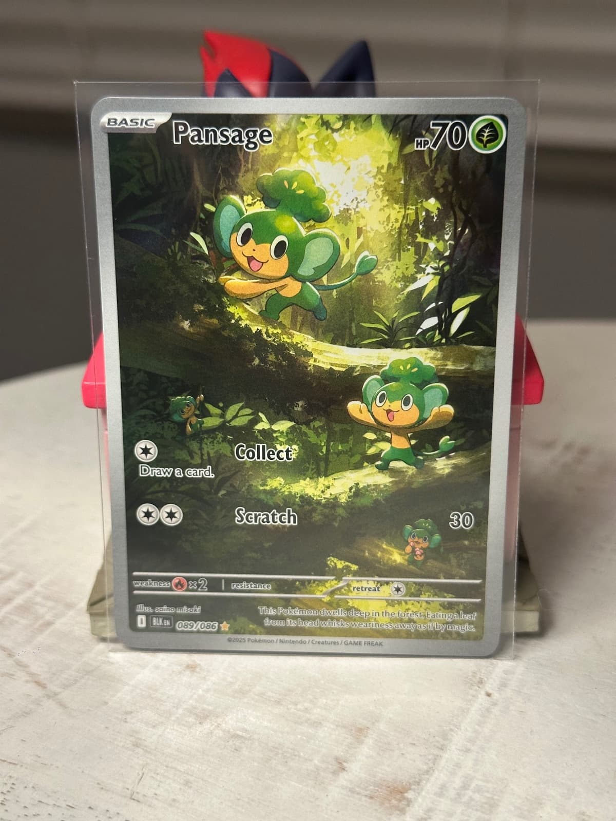 Pansage - 089/086 - SV: Black Bolt (BLK)