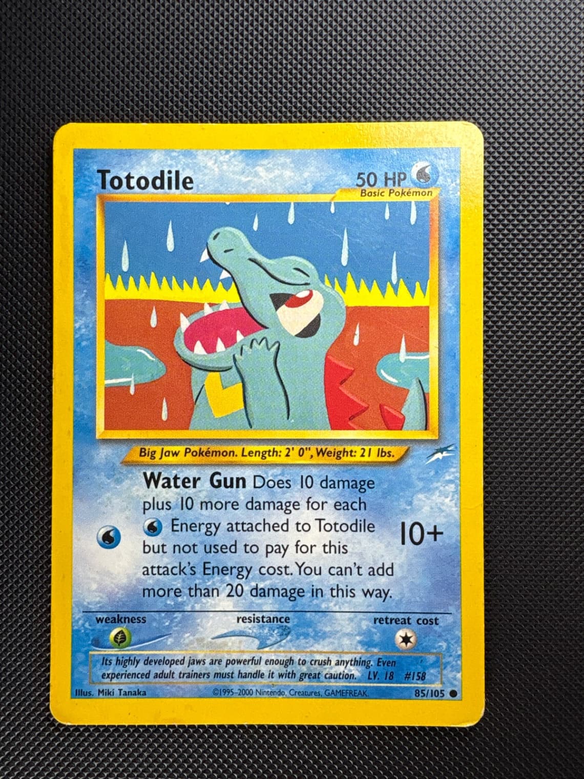 2000 Neo Destiny Totodile 85/105