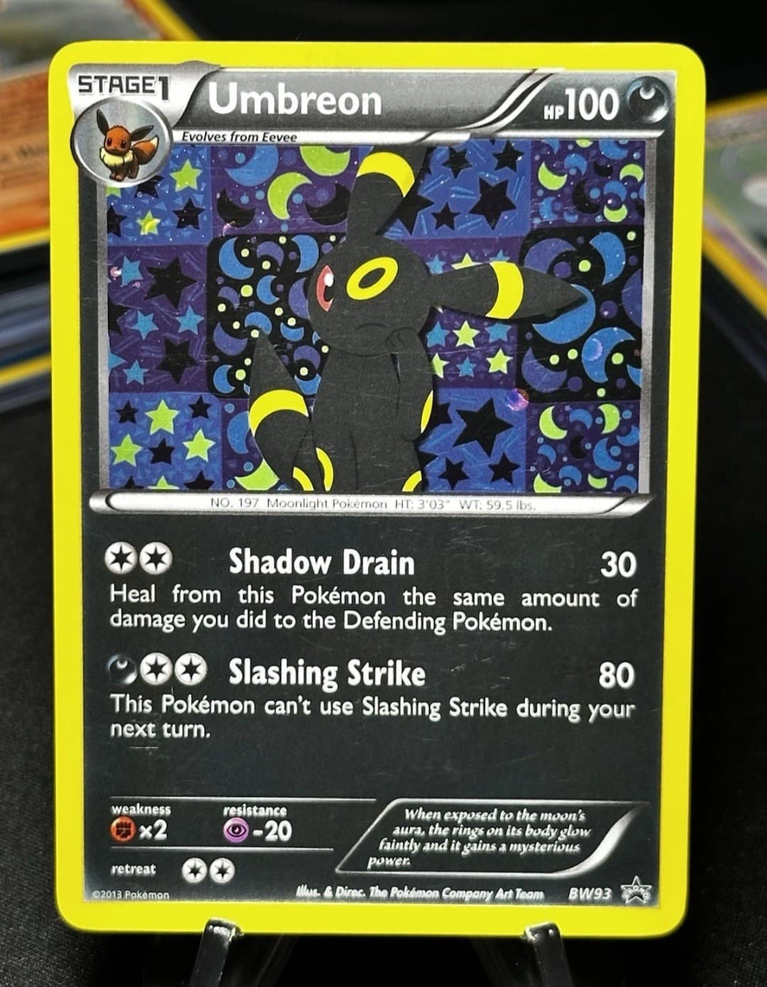 2013 Umbreon BW93 Pokemon Promos Promo Holo...