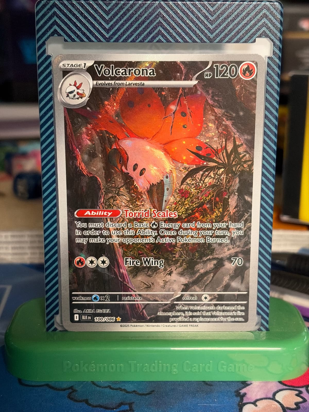 2025 Black Bolt Volcarona 100/86 Illustration Rare