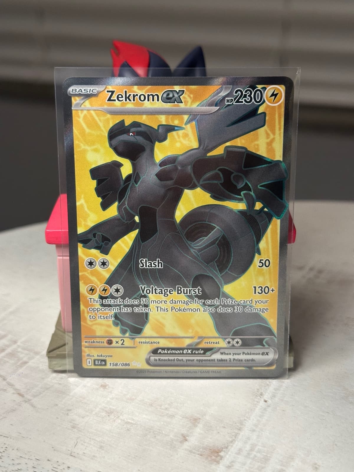 Zekrom ex - 158/086 - SV: Black Bolt (BLK)