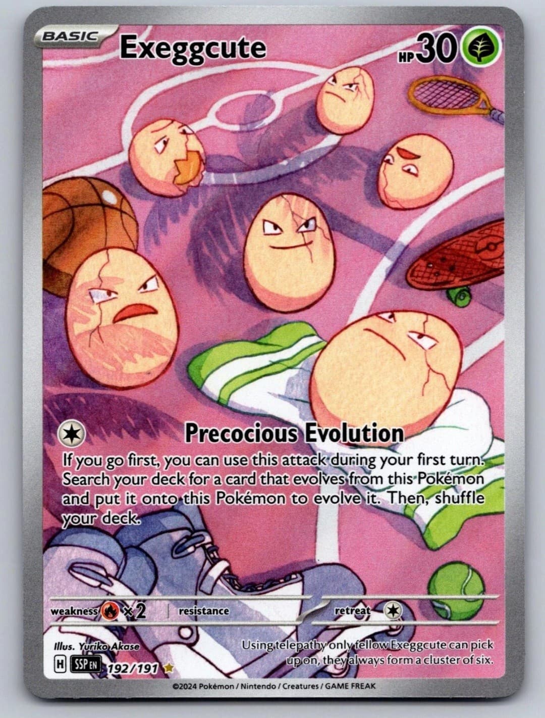 2024 Surging Sparks Exeggcute 192/191...