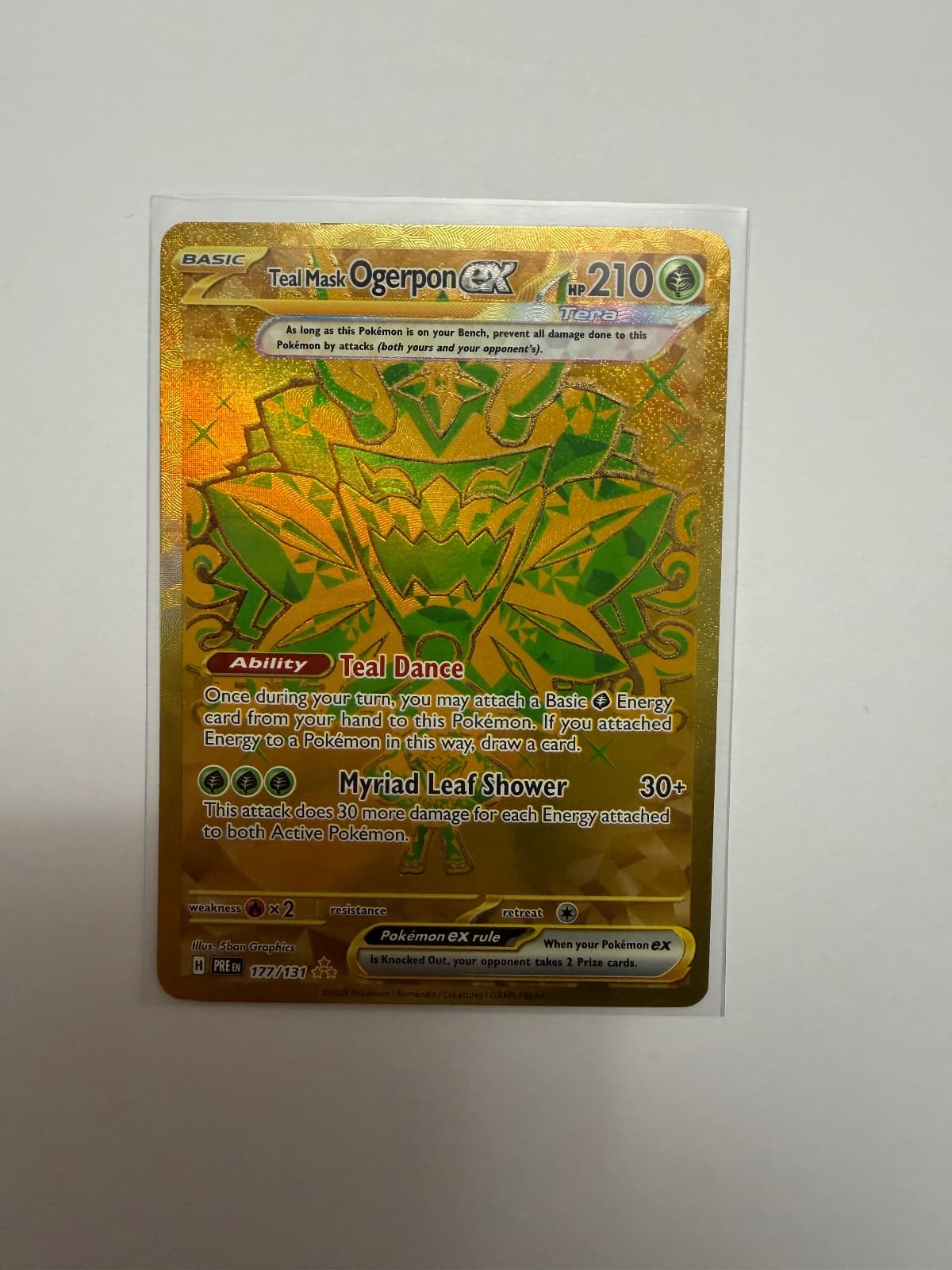 Prismatic Evolutions Teal Mask Ogerpon ex 177/131