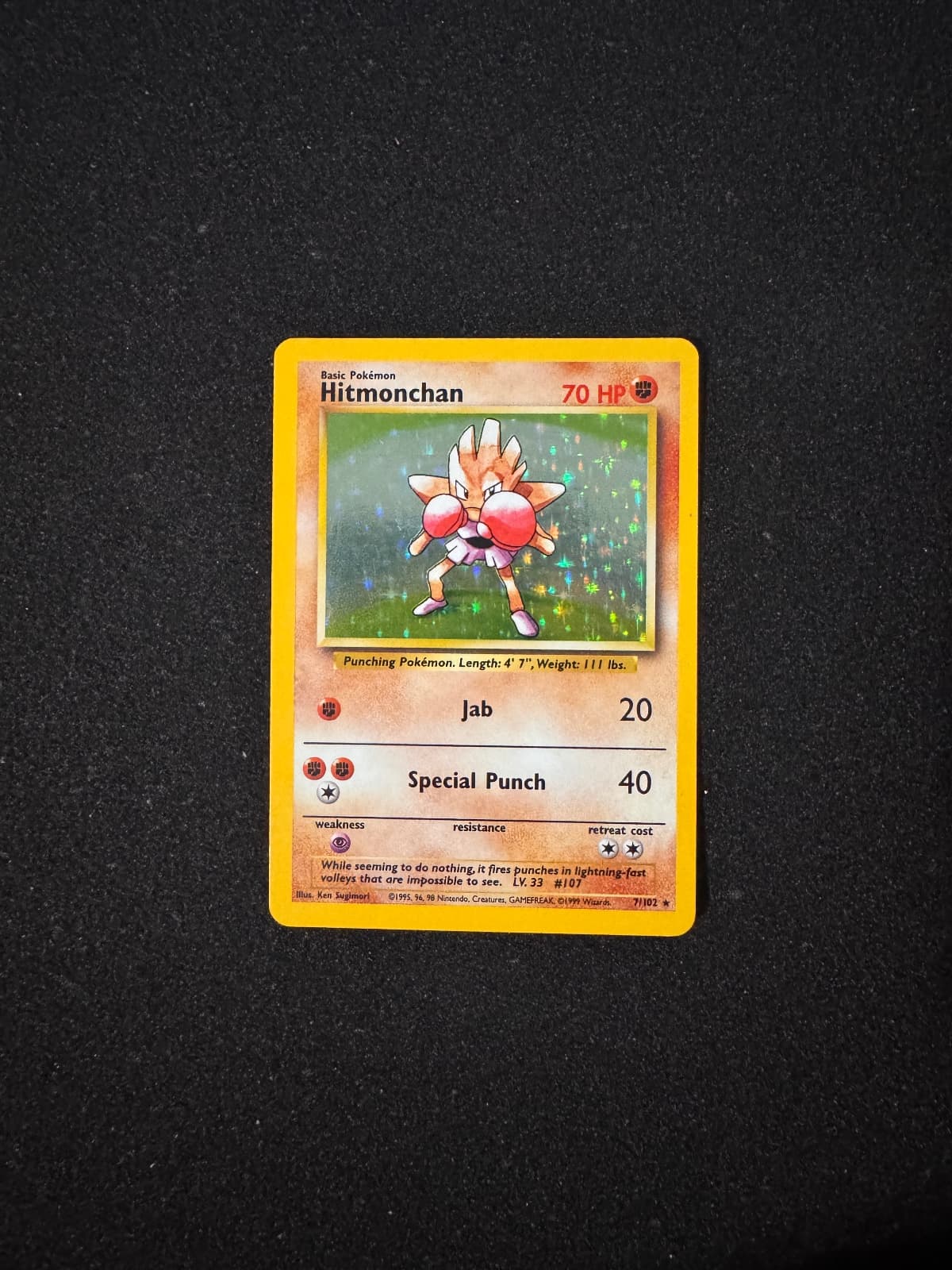 Base Set Hitmonchan 7/102