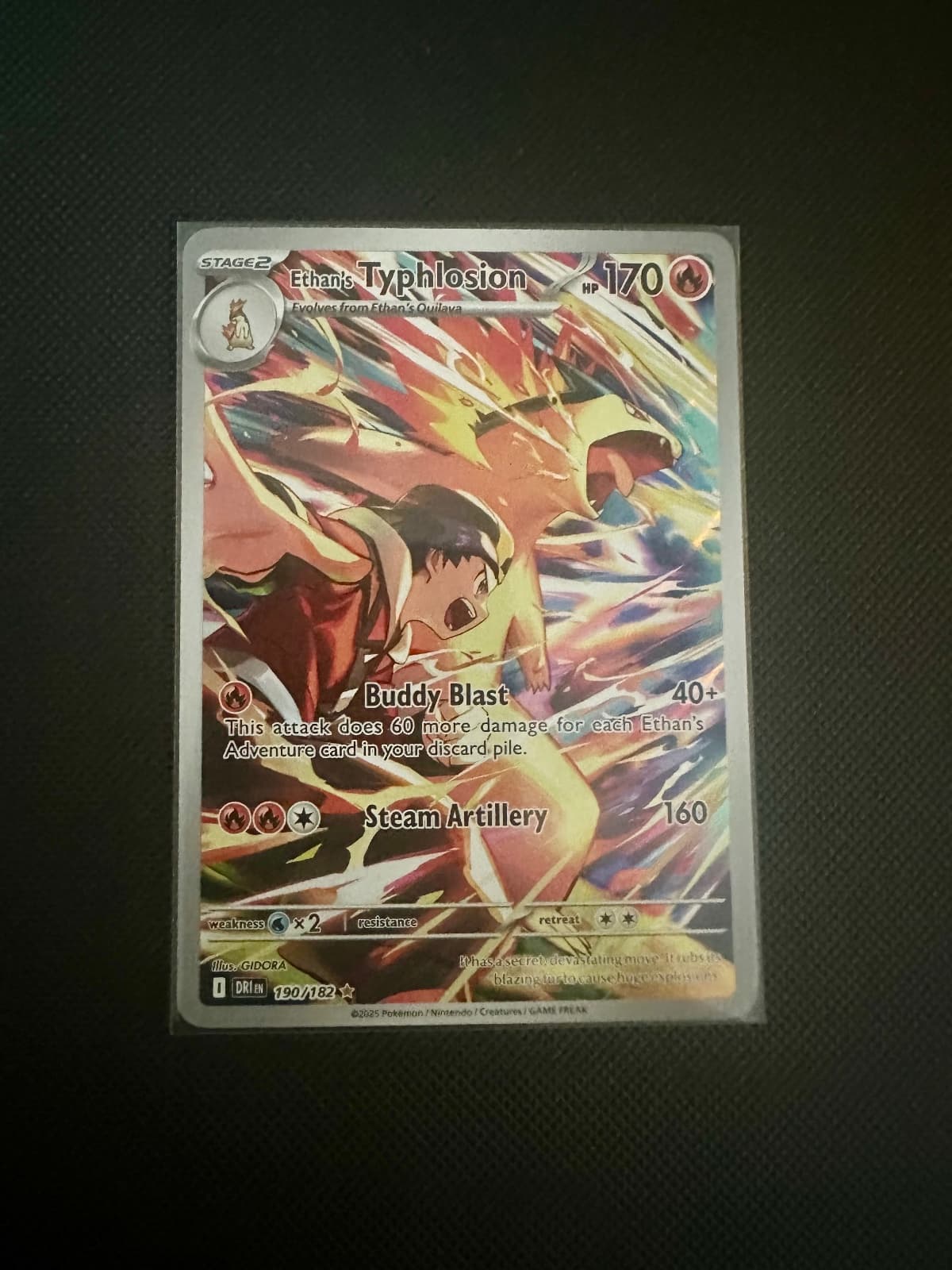 2025 Destined Rivals Ethan's Typhlosion 190/182 NM