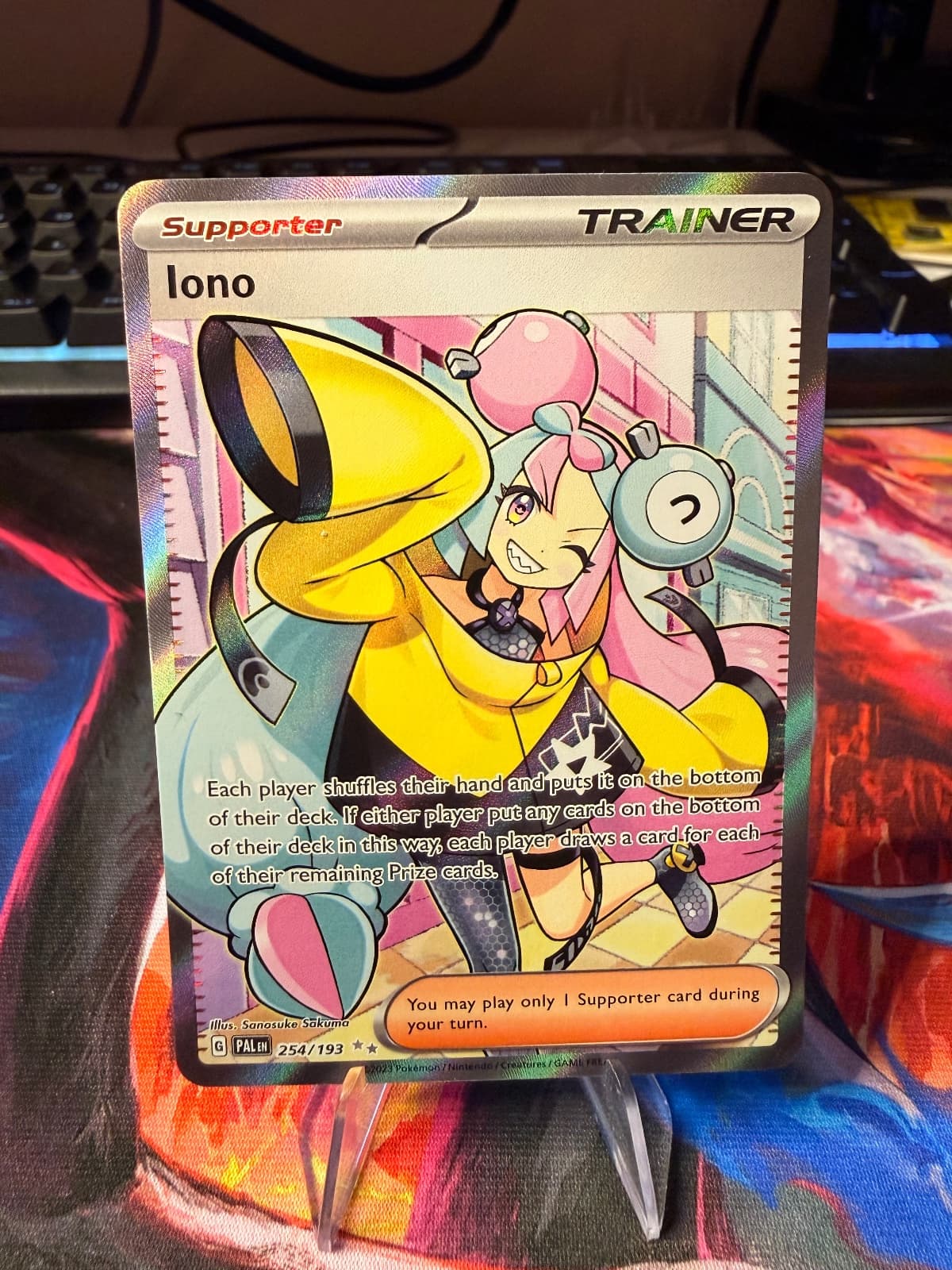 2023 Paldea Evolved Iono Ultra Rare 254/193