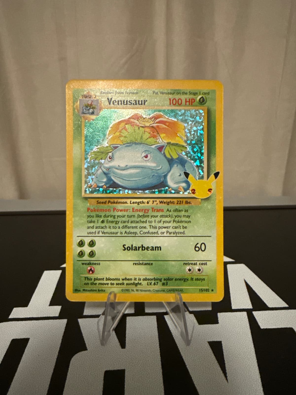1995 Base Set Venusaur 15/102