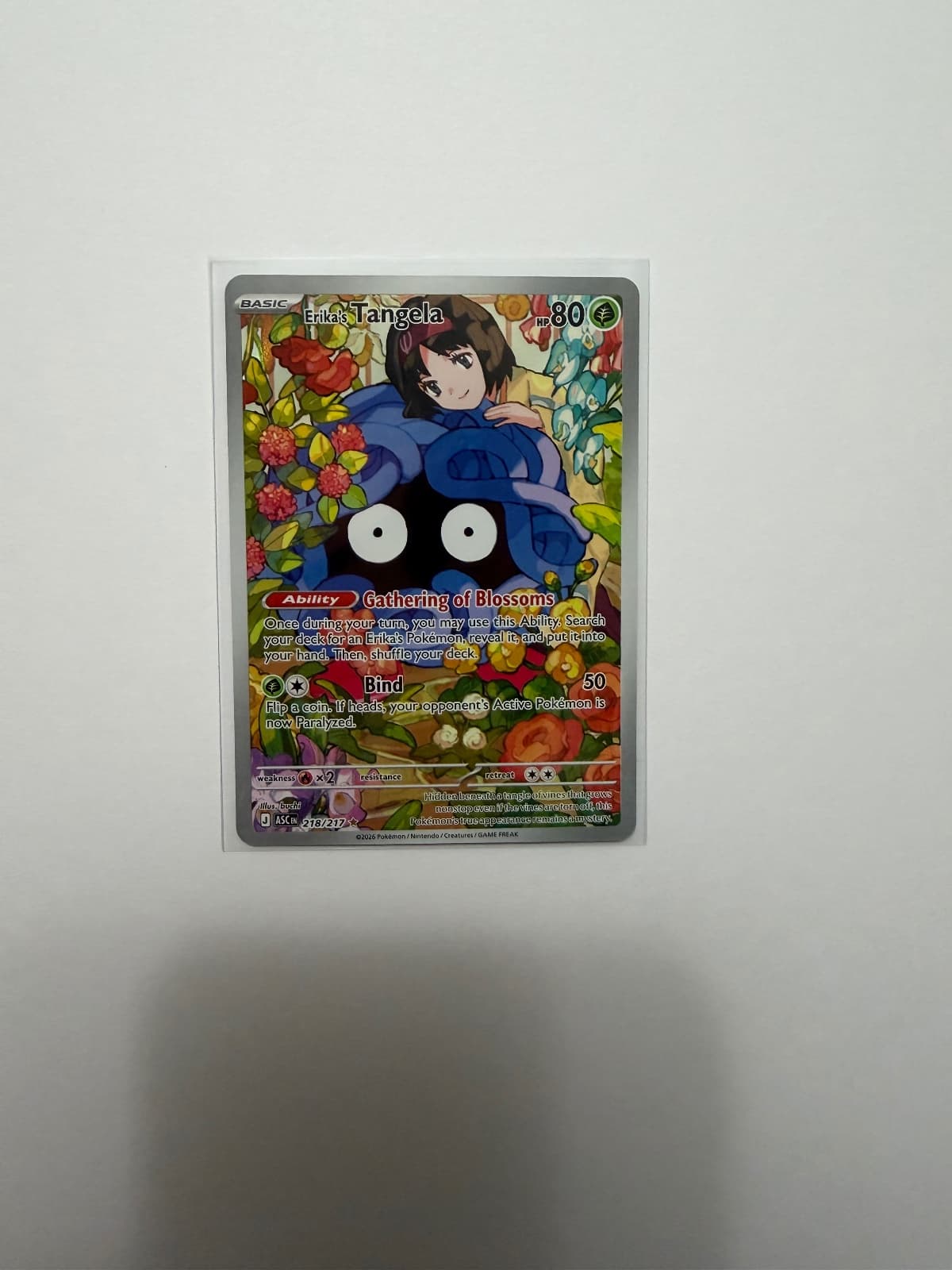 Erika’s Tangela Illustration Rare 218/217