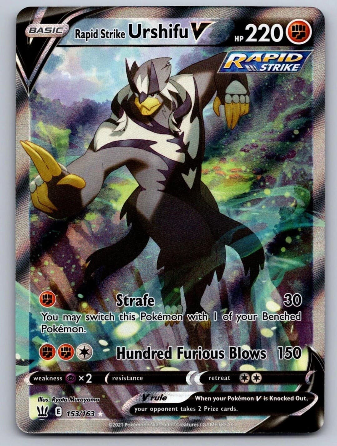 Rapid Strike Urshifu V 153/163 Ultra Rare...