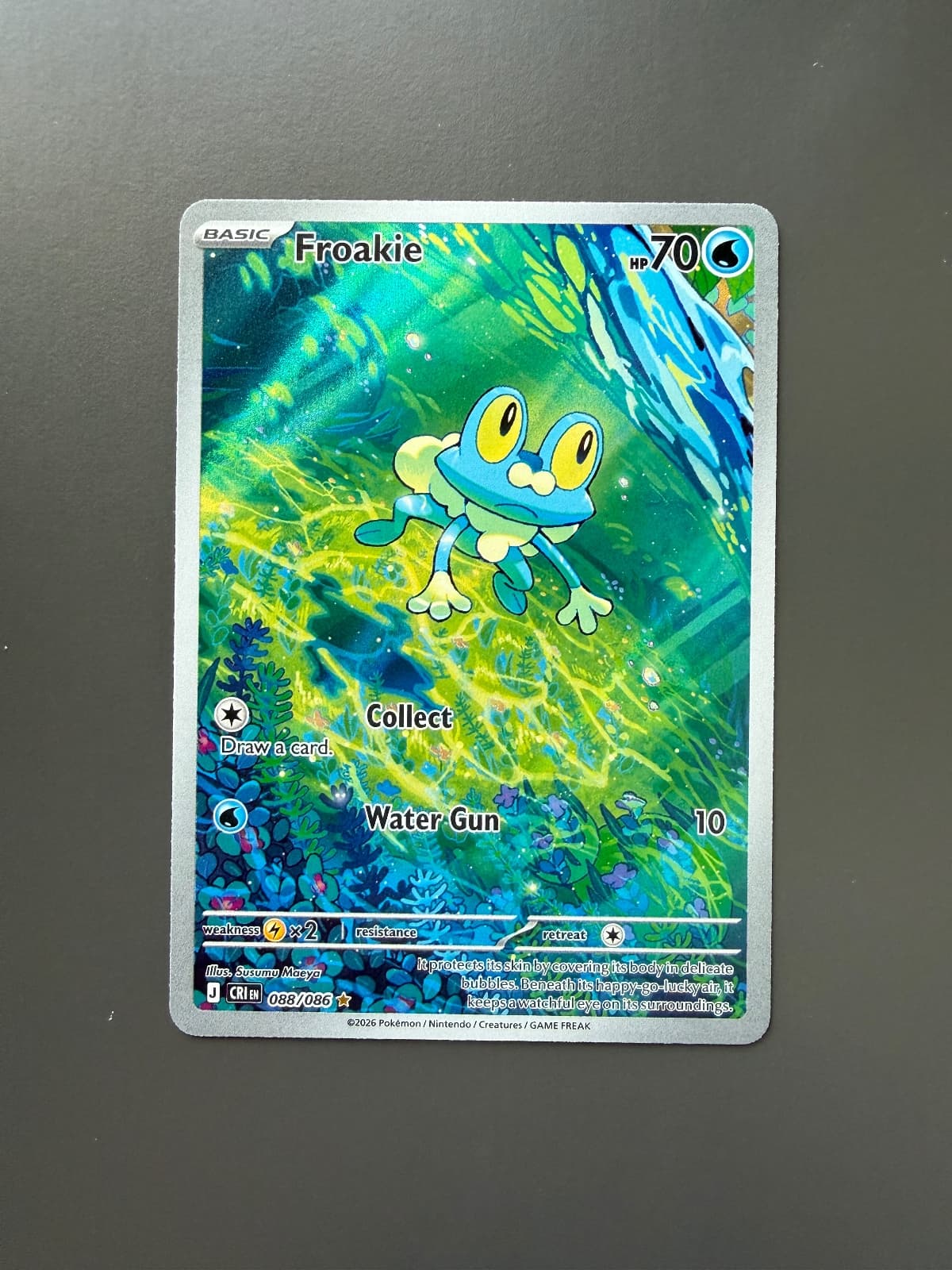 2026 Froakie 088/086 Chaos Rising Illustration...