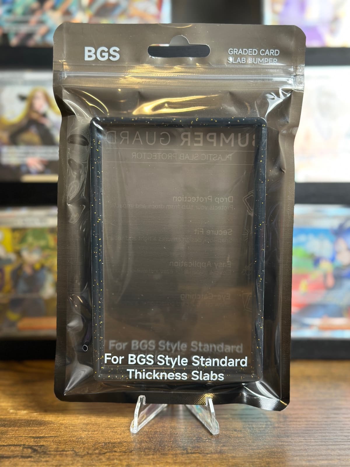 Black w/ Gold Specs Beckett Graded Card Guard