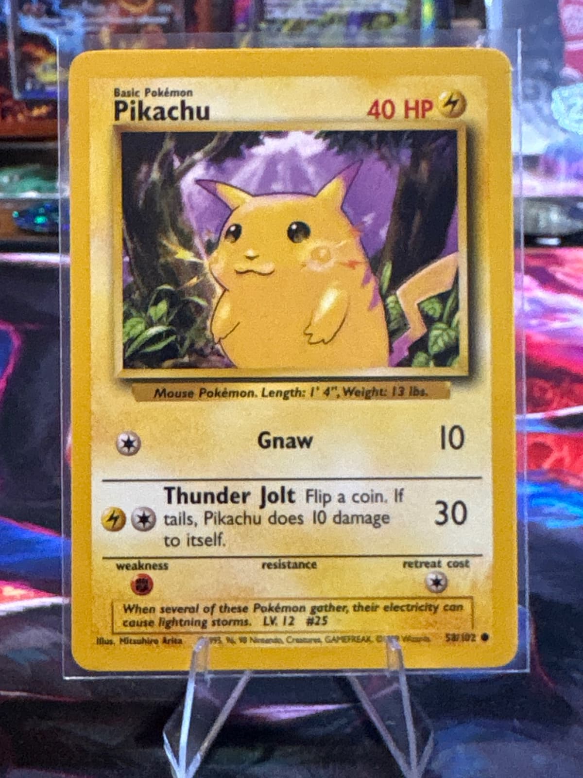 Pikachu Yellow Cheeks Base Set