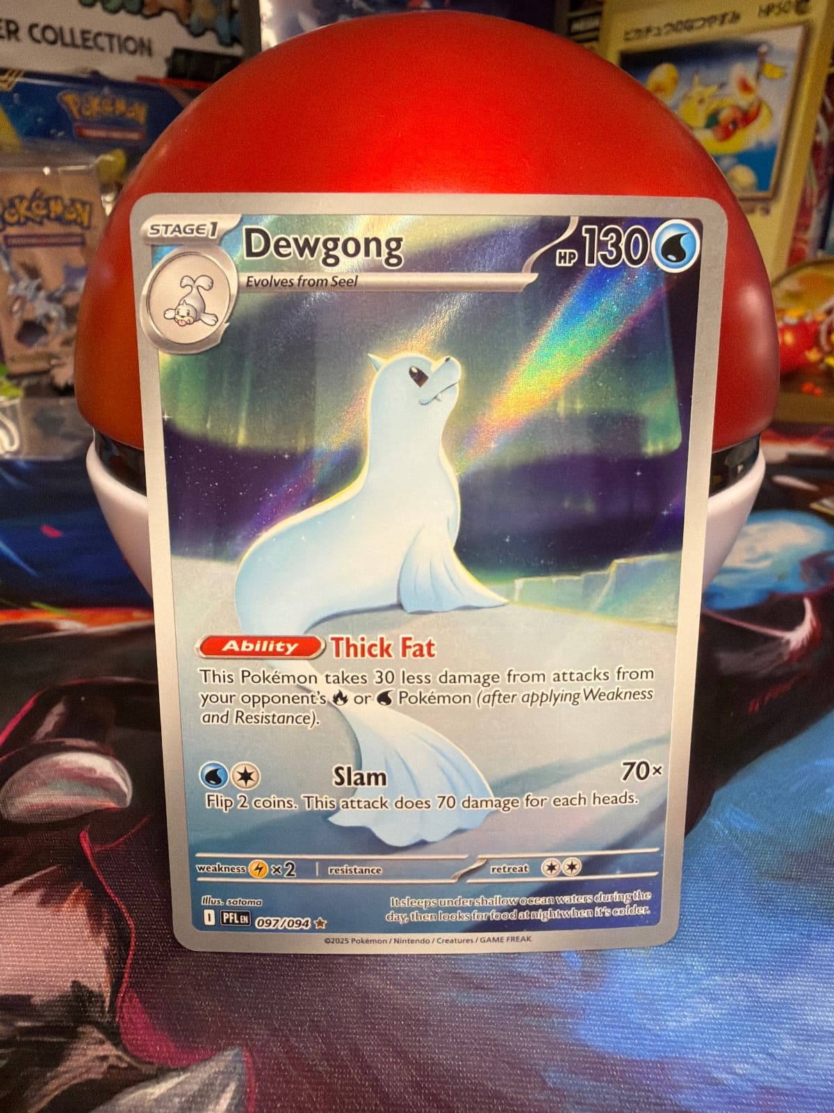 Dewgong #97 Pokemon Phantasmal Flames