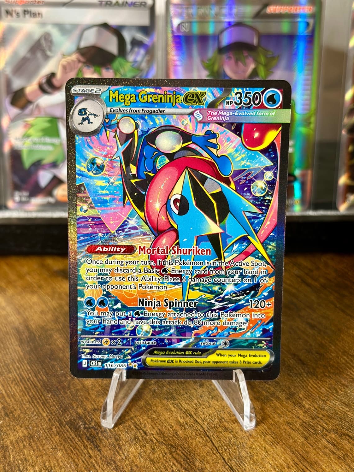 Mega Greninja ex Chaos Rising 116/086 Special...