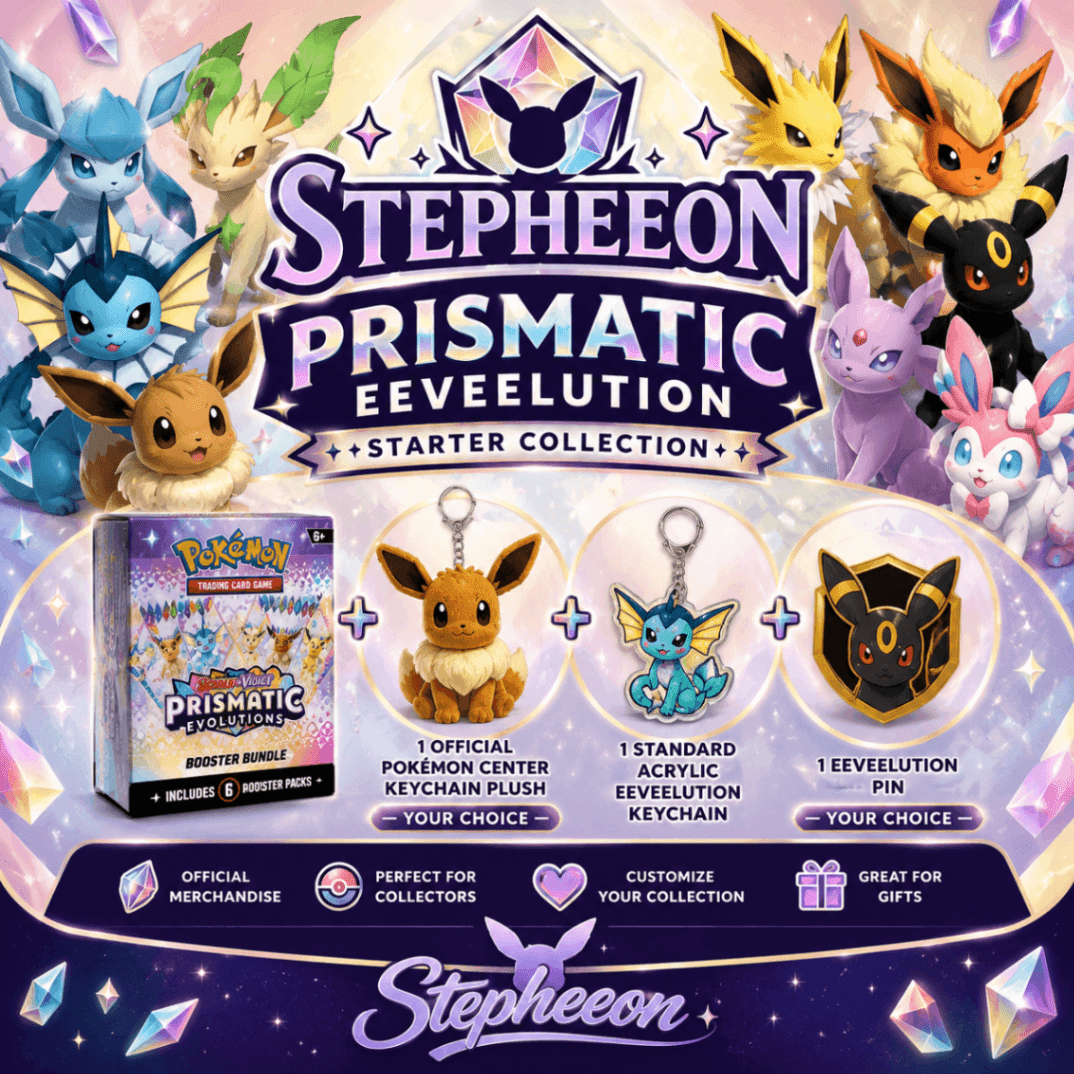 Pokémon Prismatic Evolutions Booster Bundle...