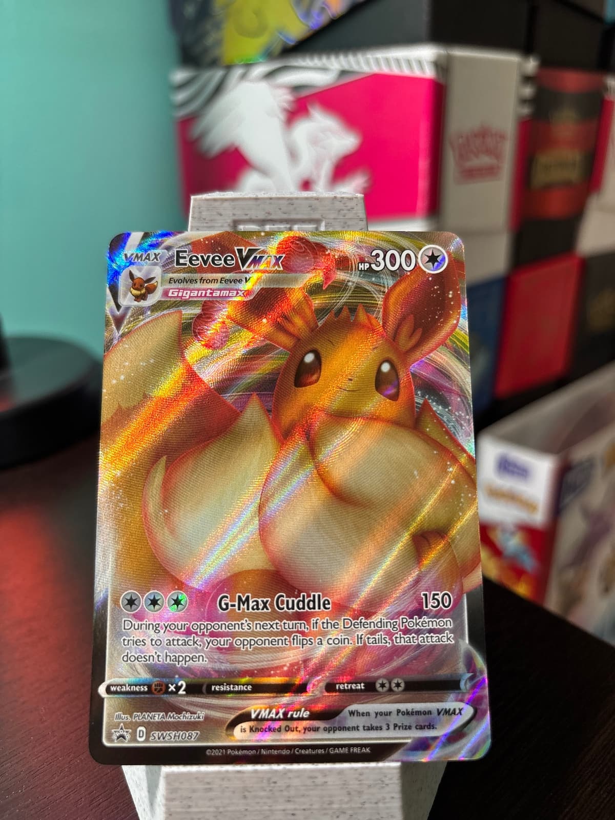 2021 SWSH Black Star Promos Eevee VMAX SWSH087