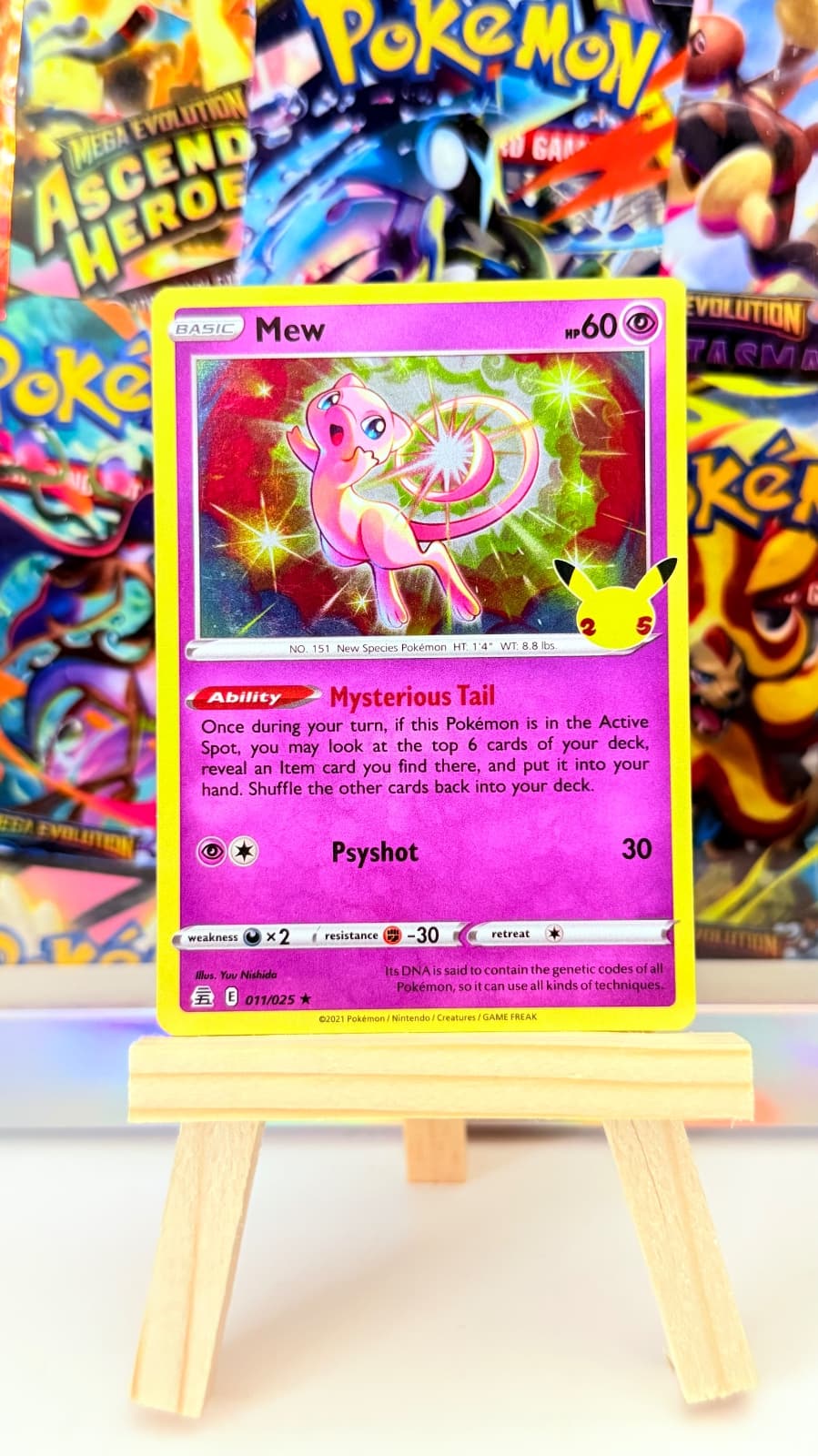 2021 Celebrations Mew 11/25 Holo Rare