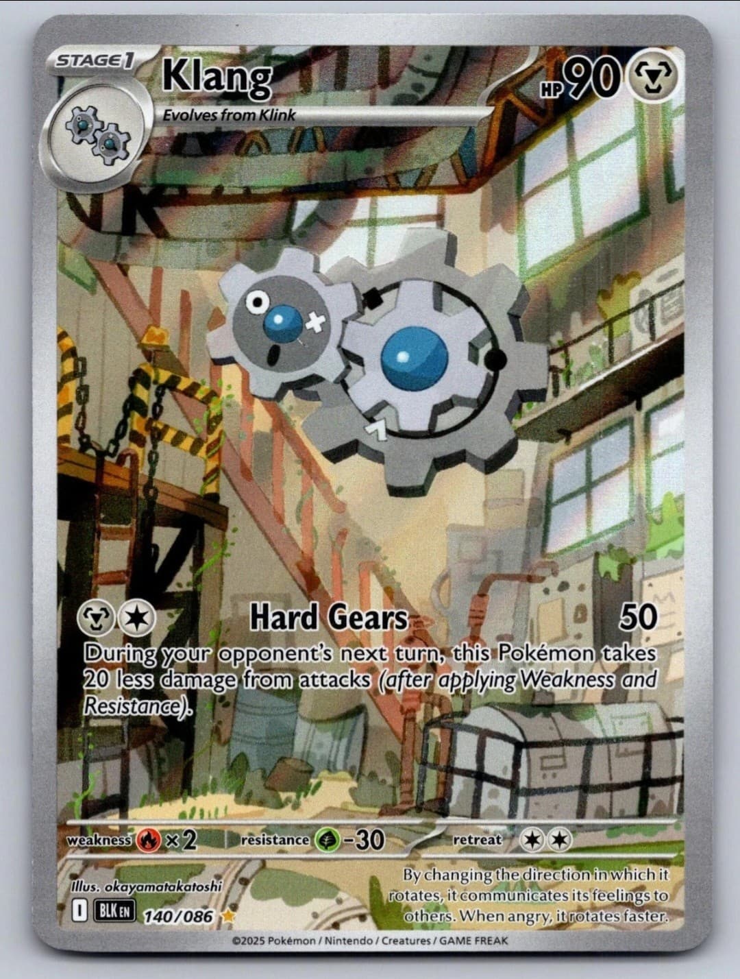 Klang 140/086 Holo Illustration Rare Black...