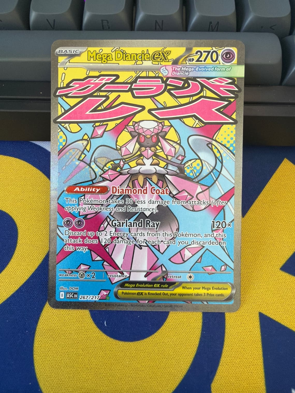 Ascended Heroes Mega Diancie ex 267/217 Ultra Rare