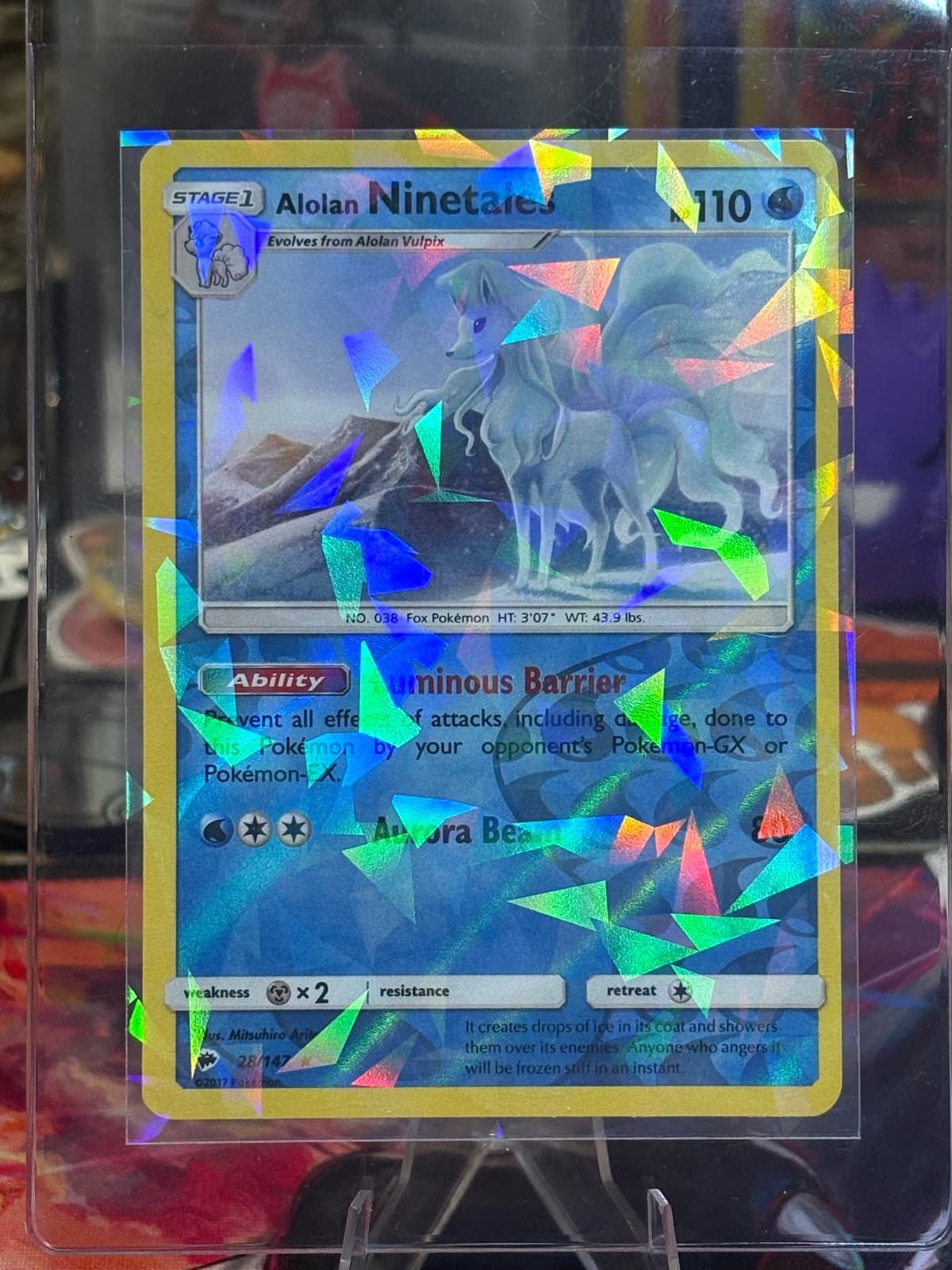 Alolan Ninetales - SM - Burning Shadows (SM03)...