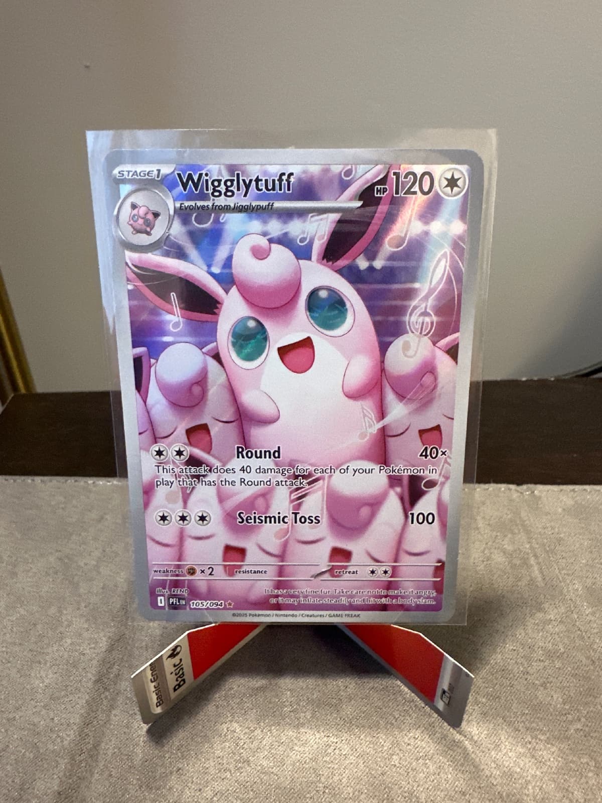 Wigglytuff 105/94 Illustration Rare Phantasmal...