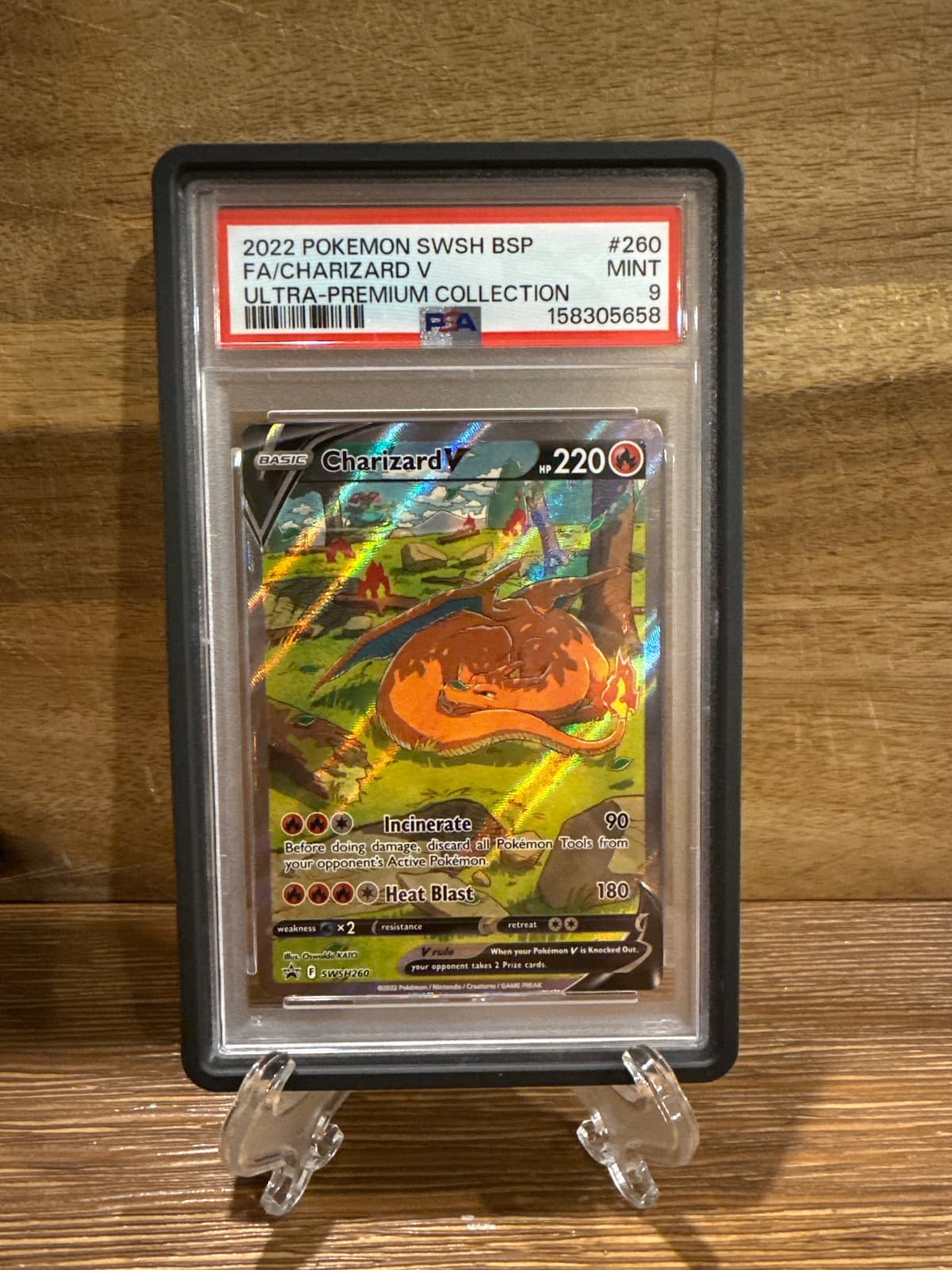 2022 SWSH BSP Charizard V 260 PSA 9