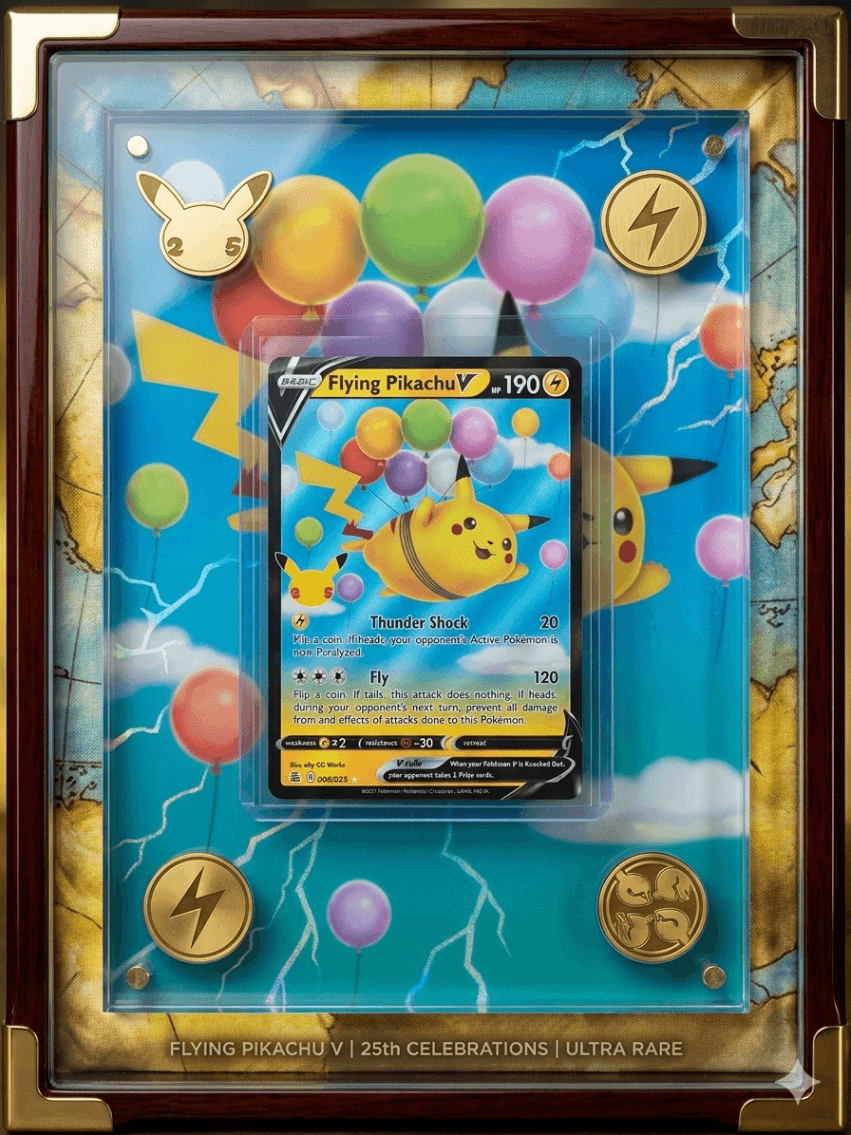 2021 25th Celebrations Flying Pikachu V 006/025