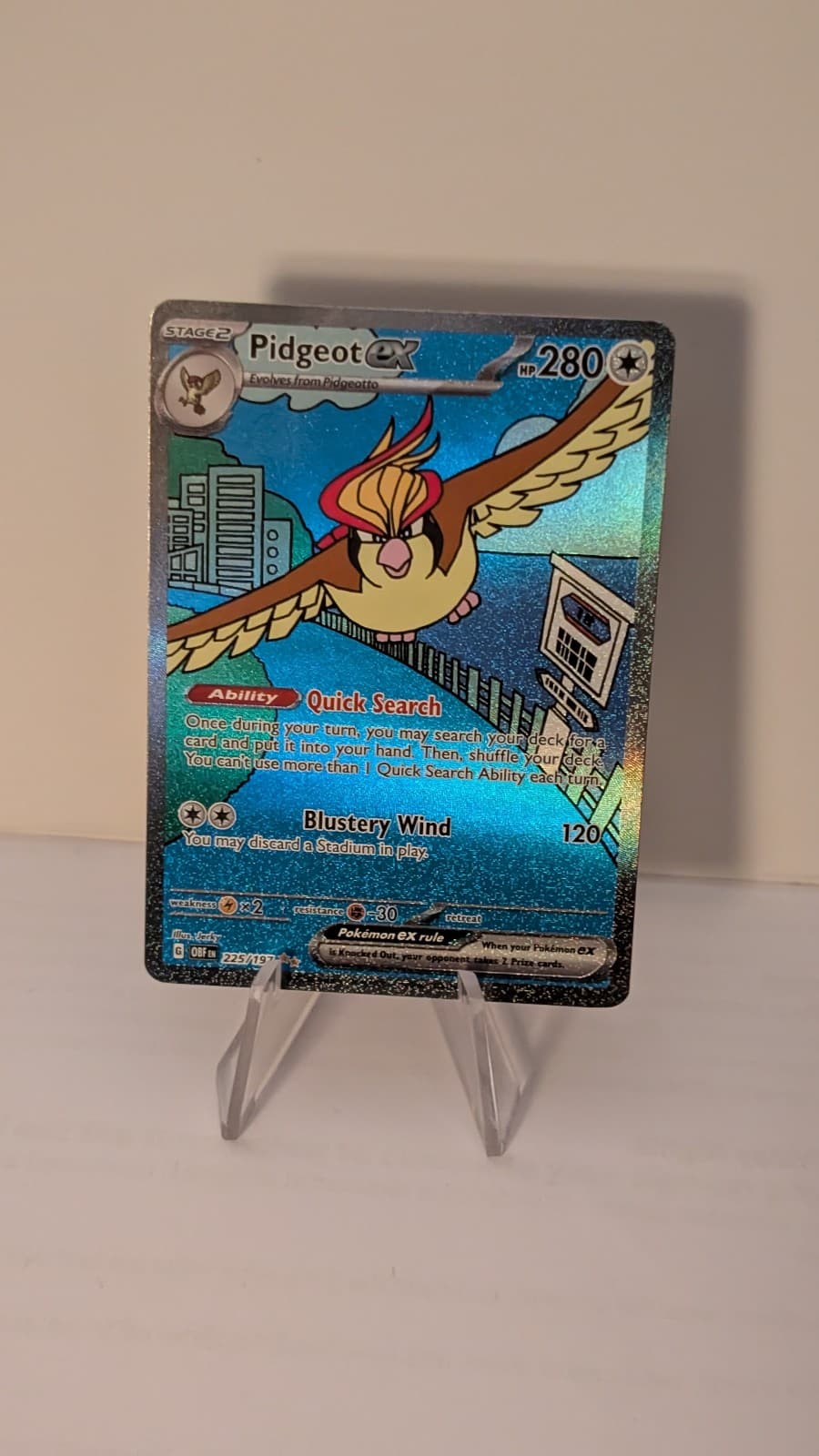 Pidgeot ex Obsidian Flames SIR 225/197
