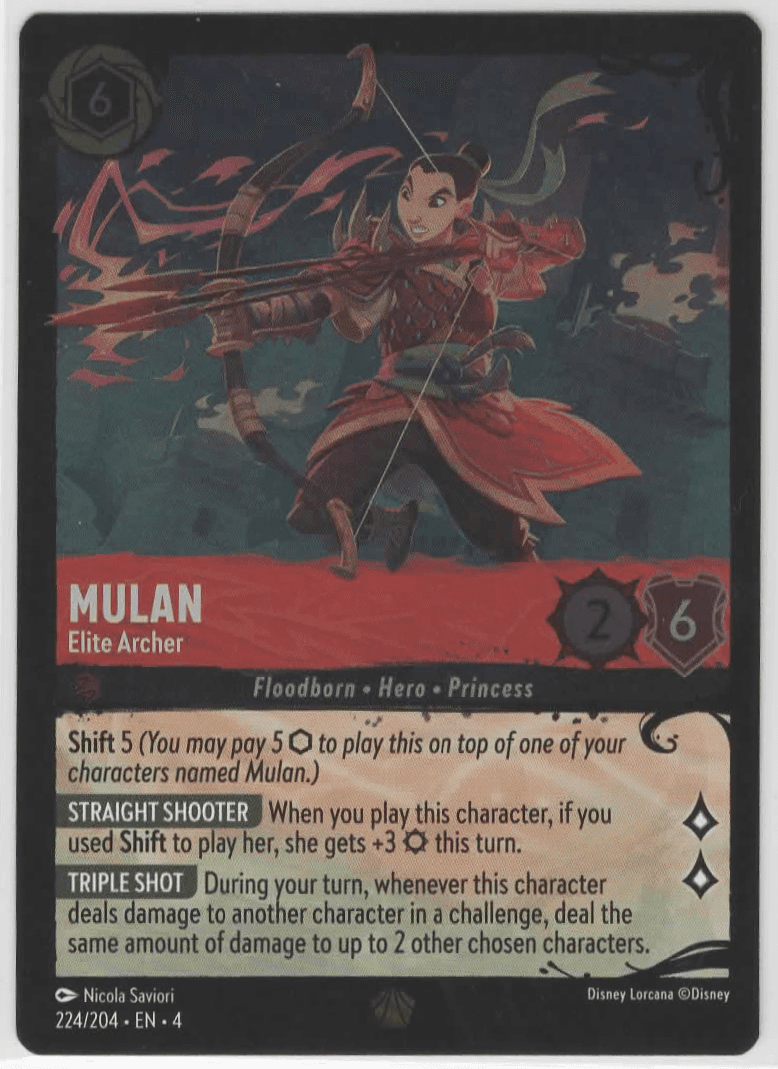 Mulan - Elite Archer (224/204) Foil