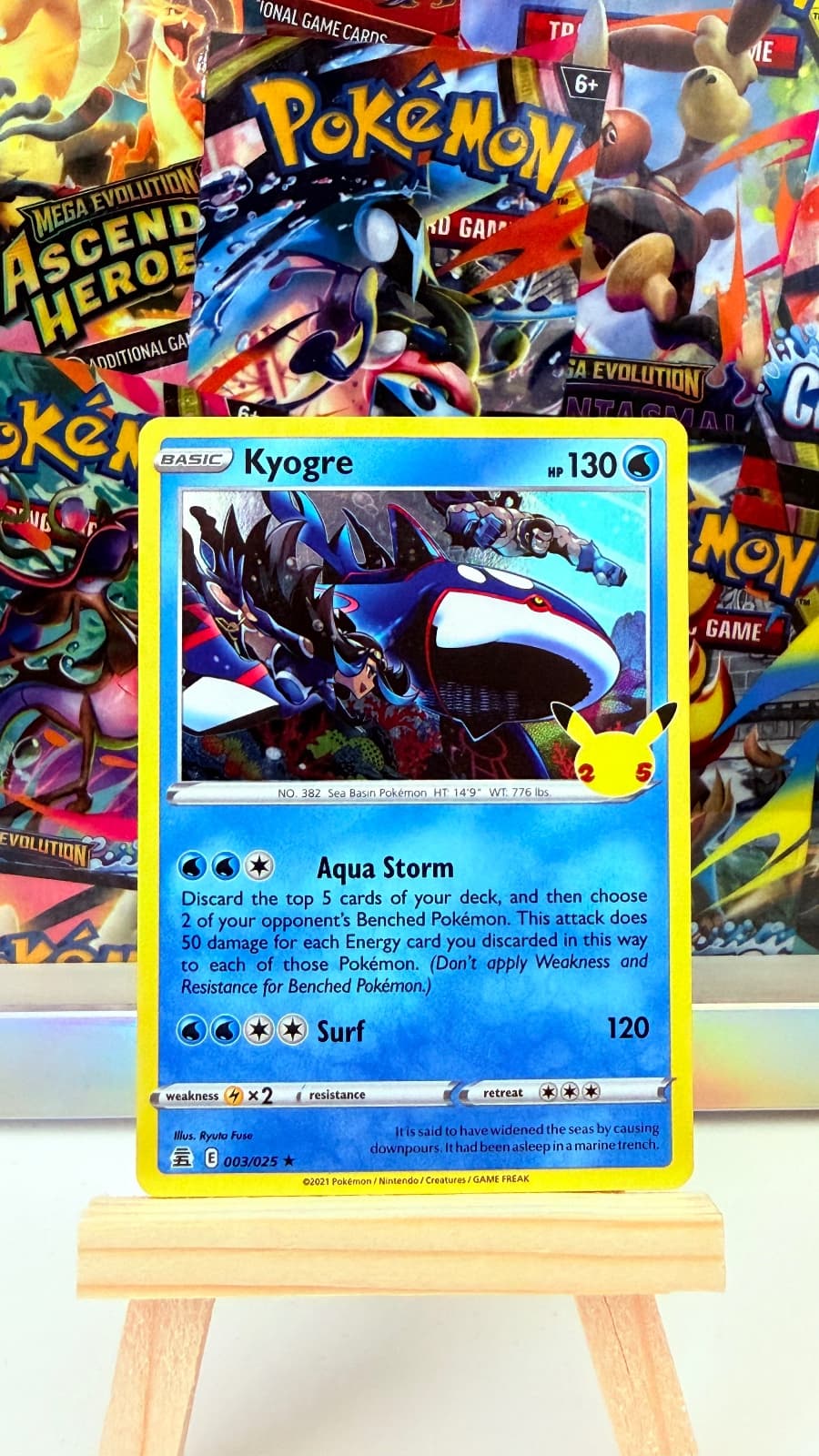 2021 Celebrations Kyogre 3/25