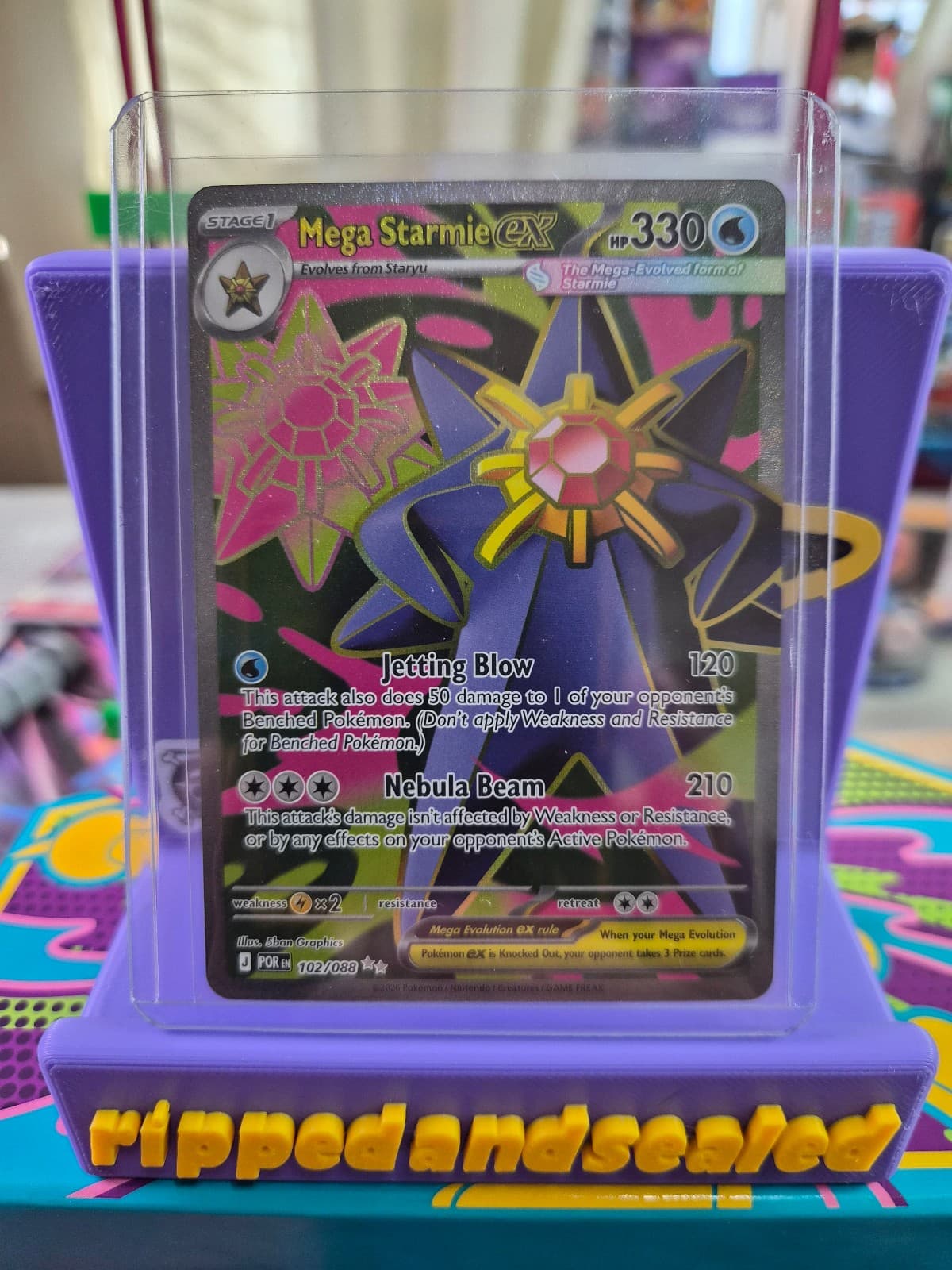 Mega Starmie ex Perfect Order 102/88 Ultra Rare