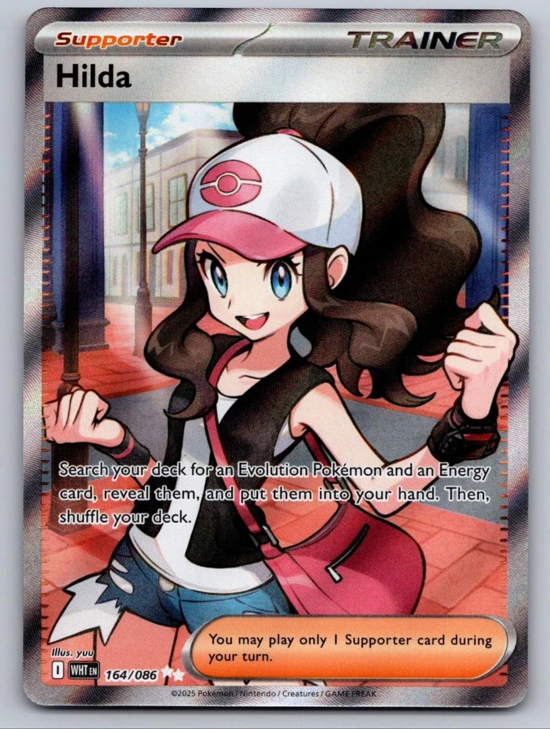 Hilda 164/086 Holo Ultra Rare White Flare...