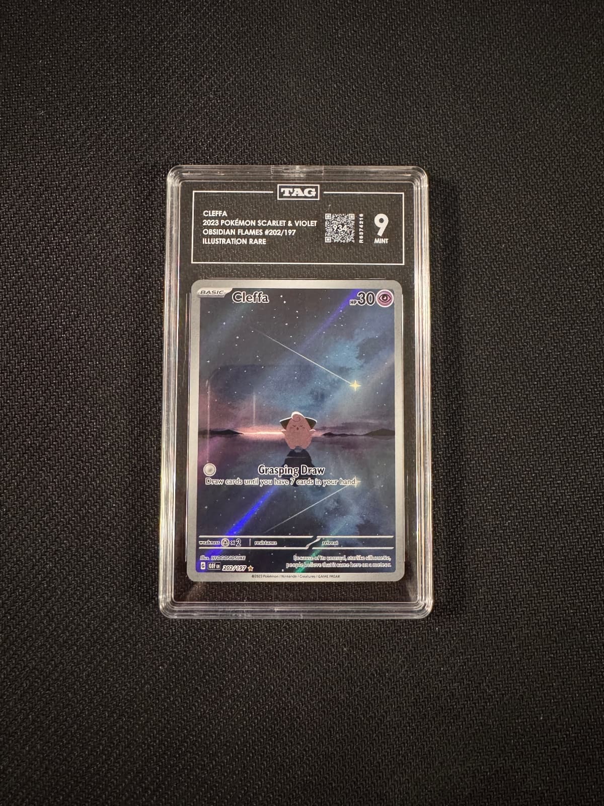 2023 Obsidian Flames Cleffa 202/197 TAG 9