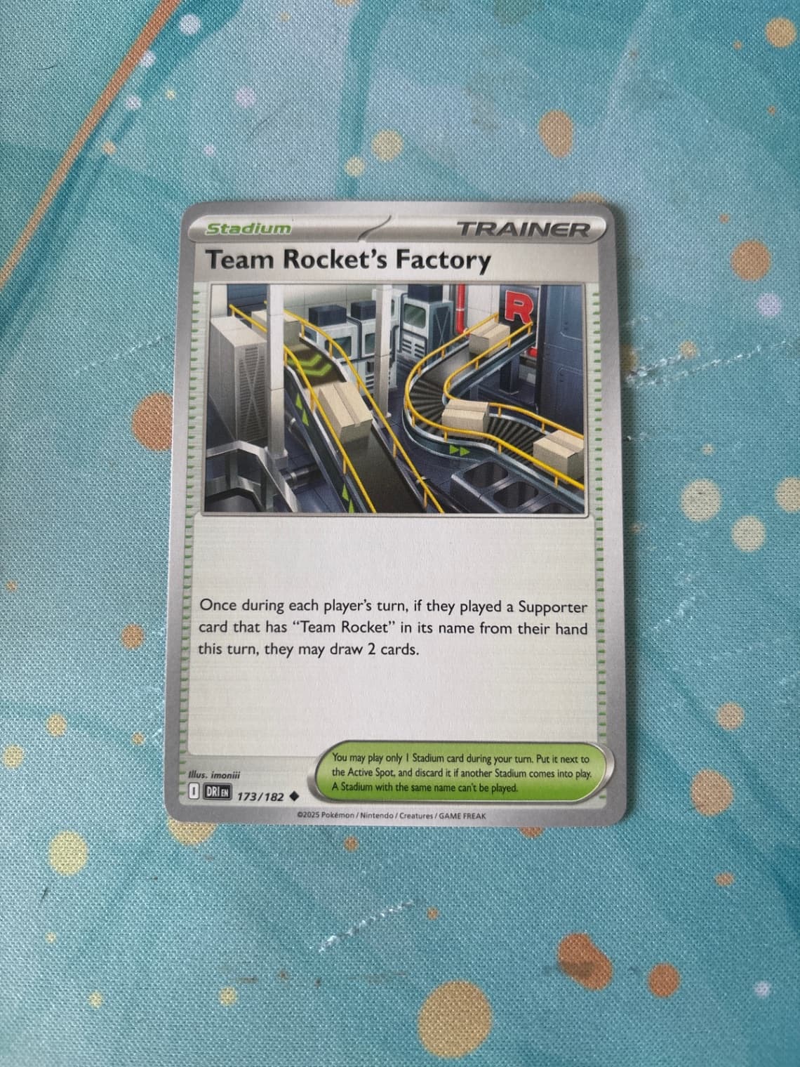 2025 Destined Rivals Team Rocket's Factory 173/182